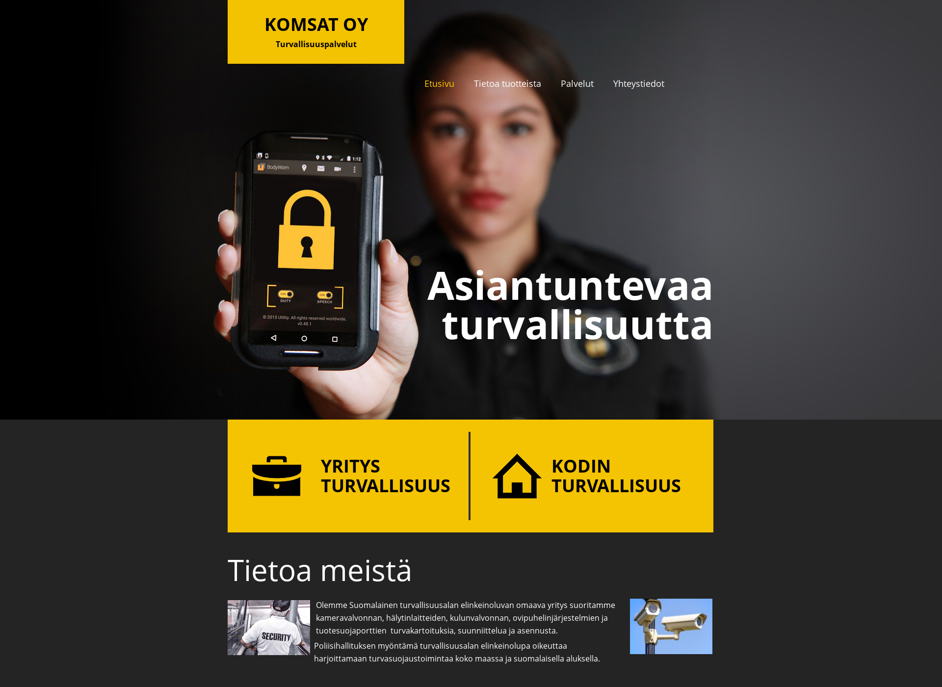 Screenshot for komsat.fi