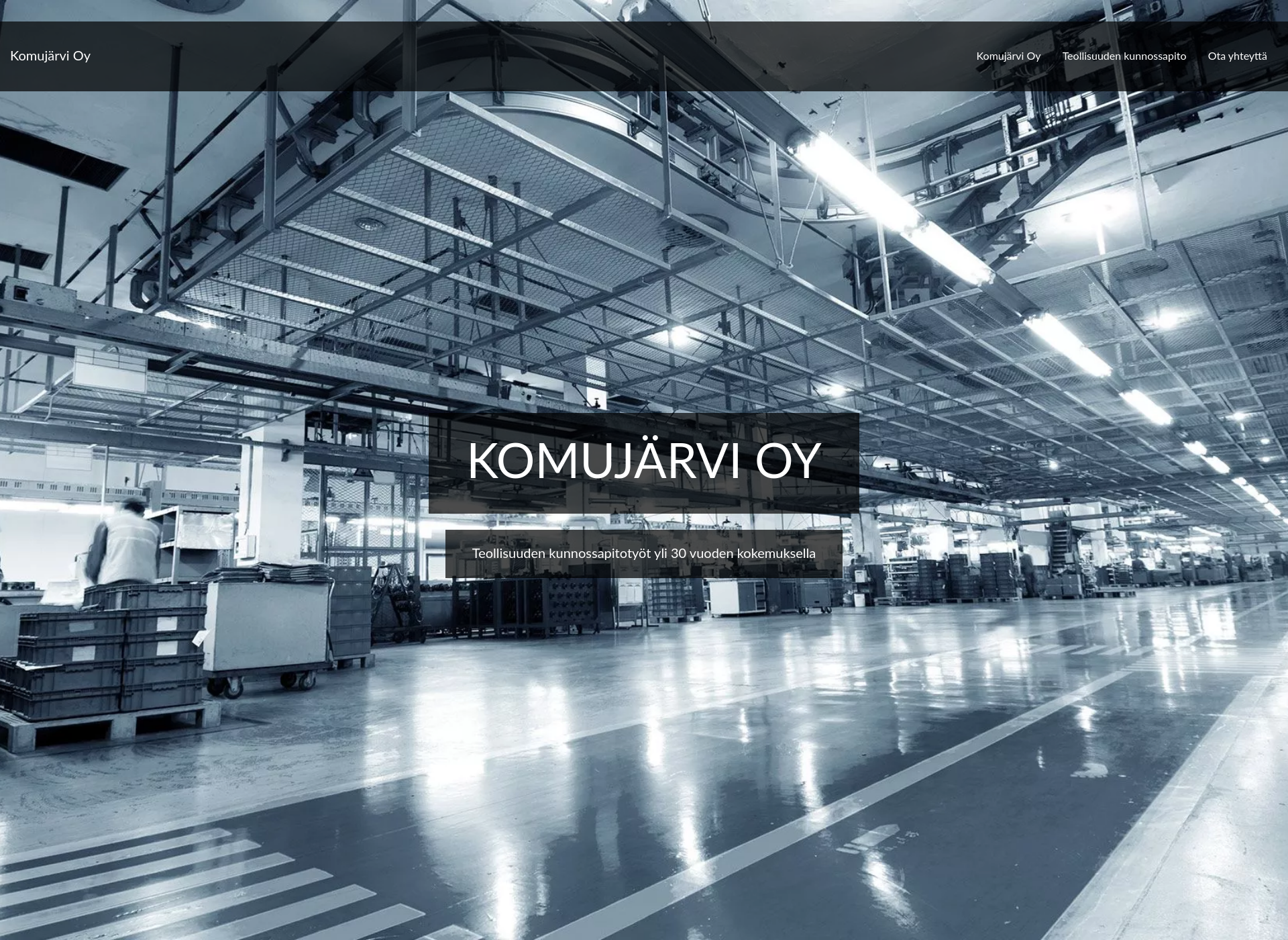 Screenshot for komujarvi.fi