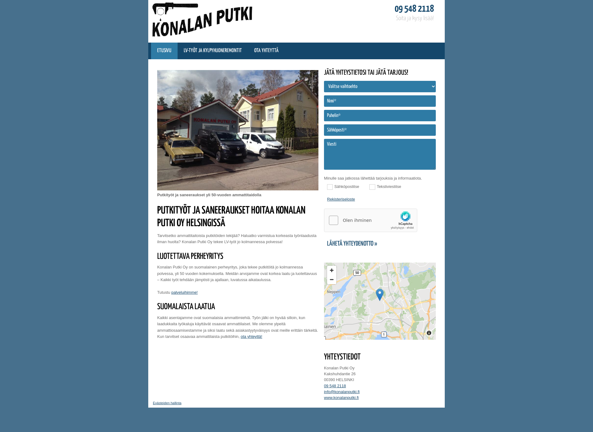 Screenshot for konalanputki.fi