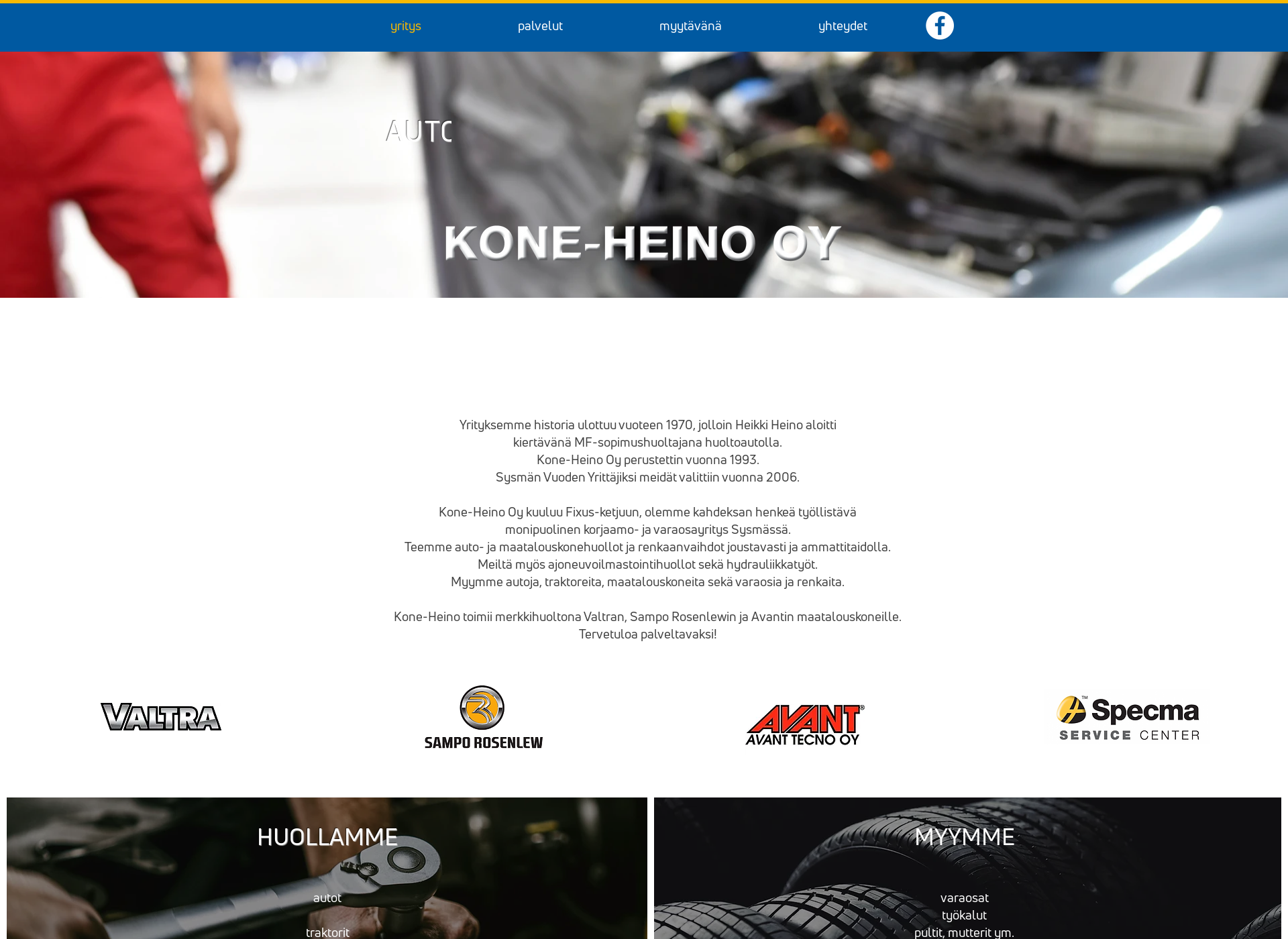 Screenshot for kone-heino.fi