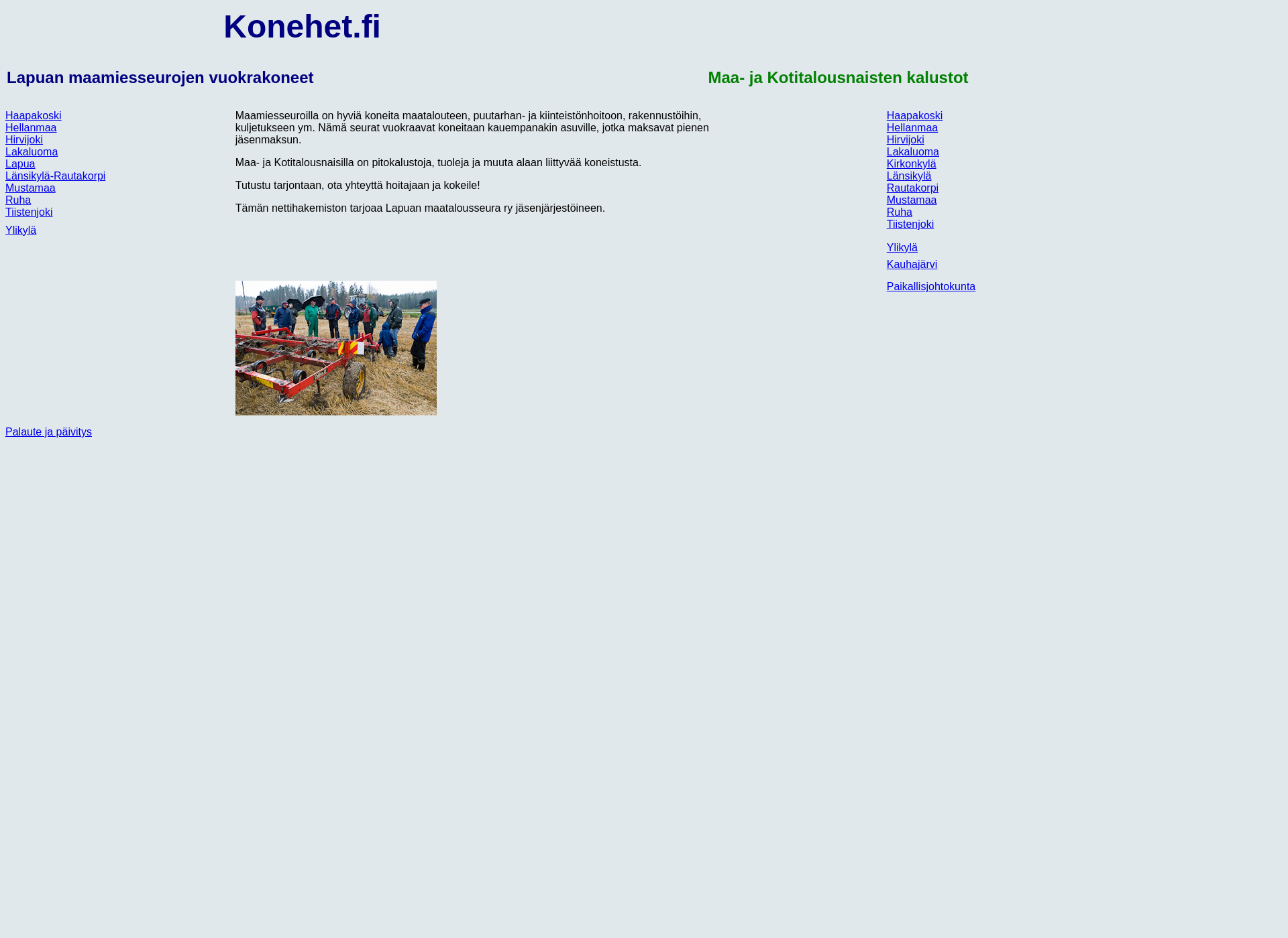 Screenshot for konehet.fi