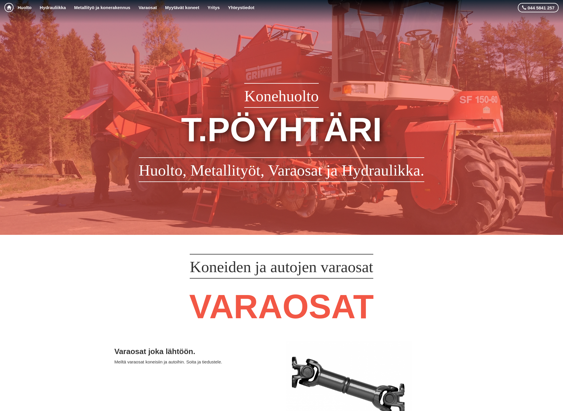Screenshot for konehuolto-poyhtari.fi