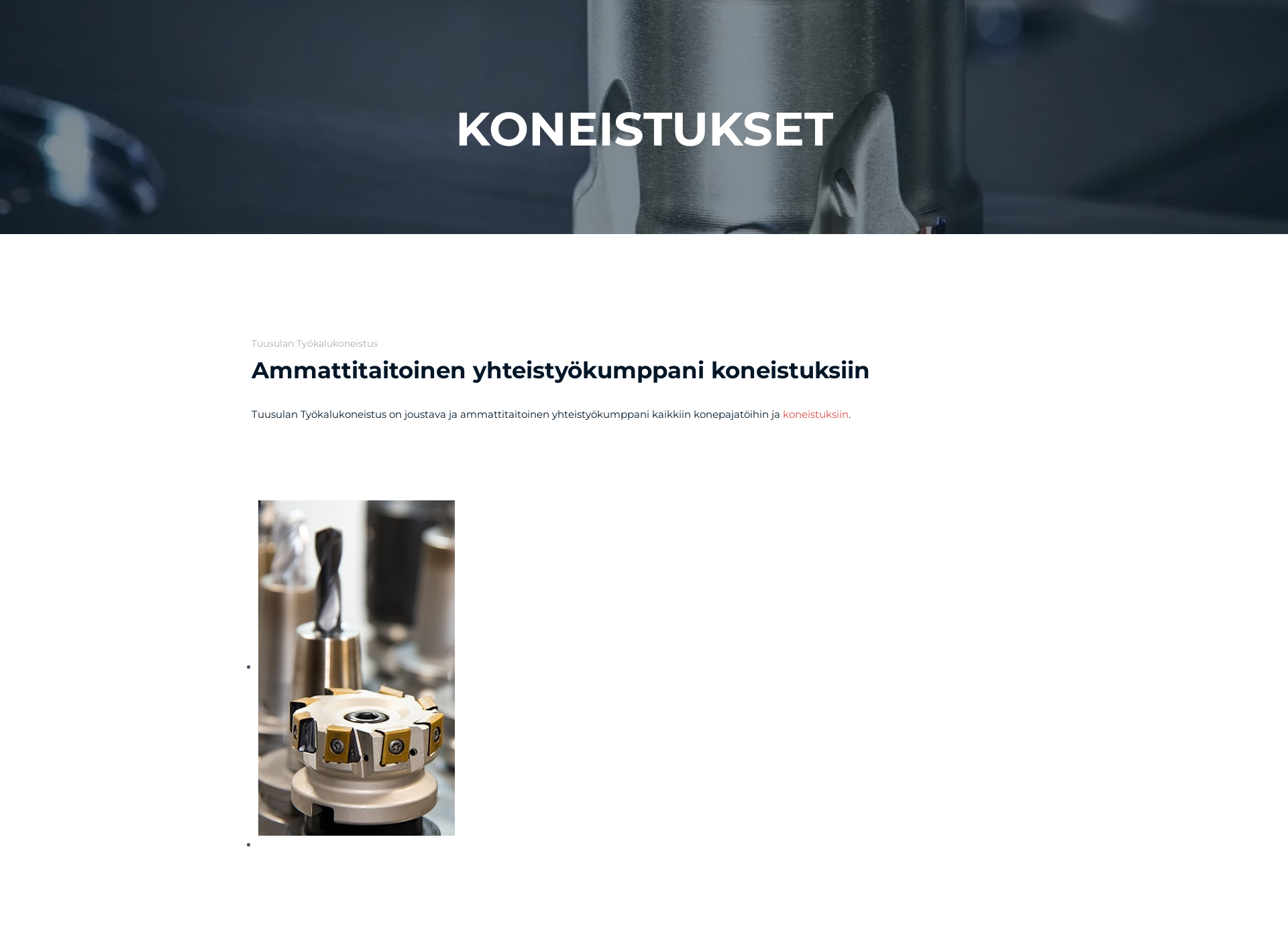 Screenshot for koneistukset.fi
