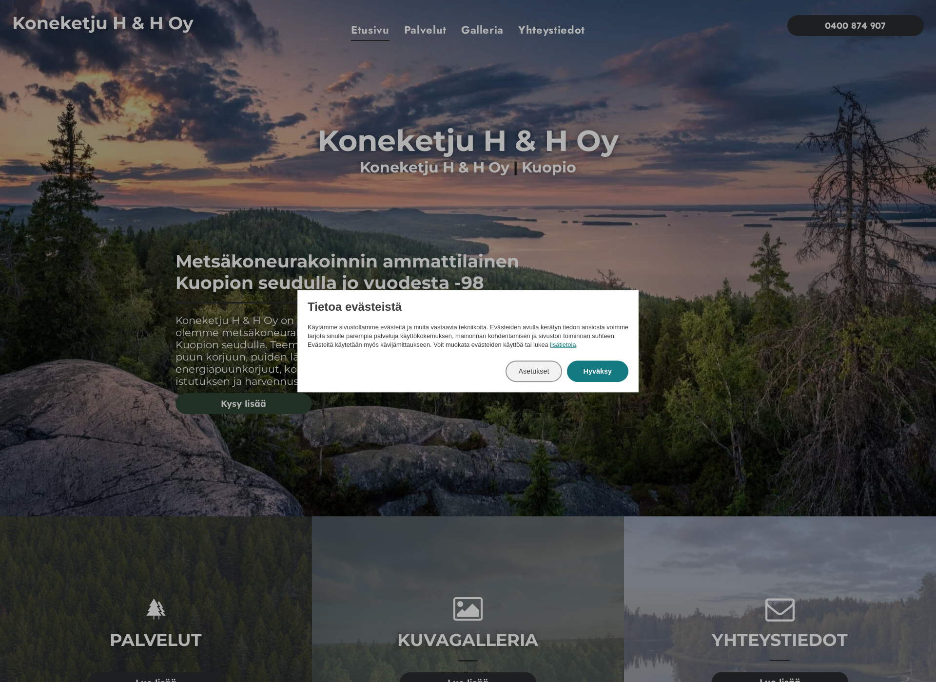 Screenshot for koneketju.fi