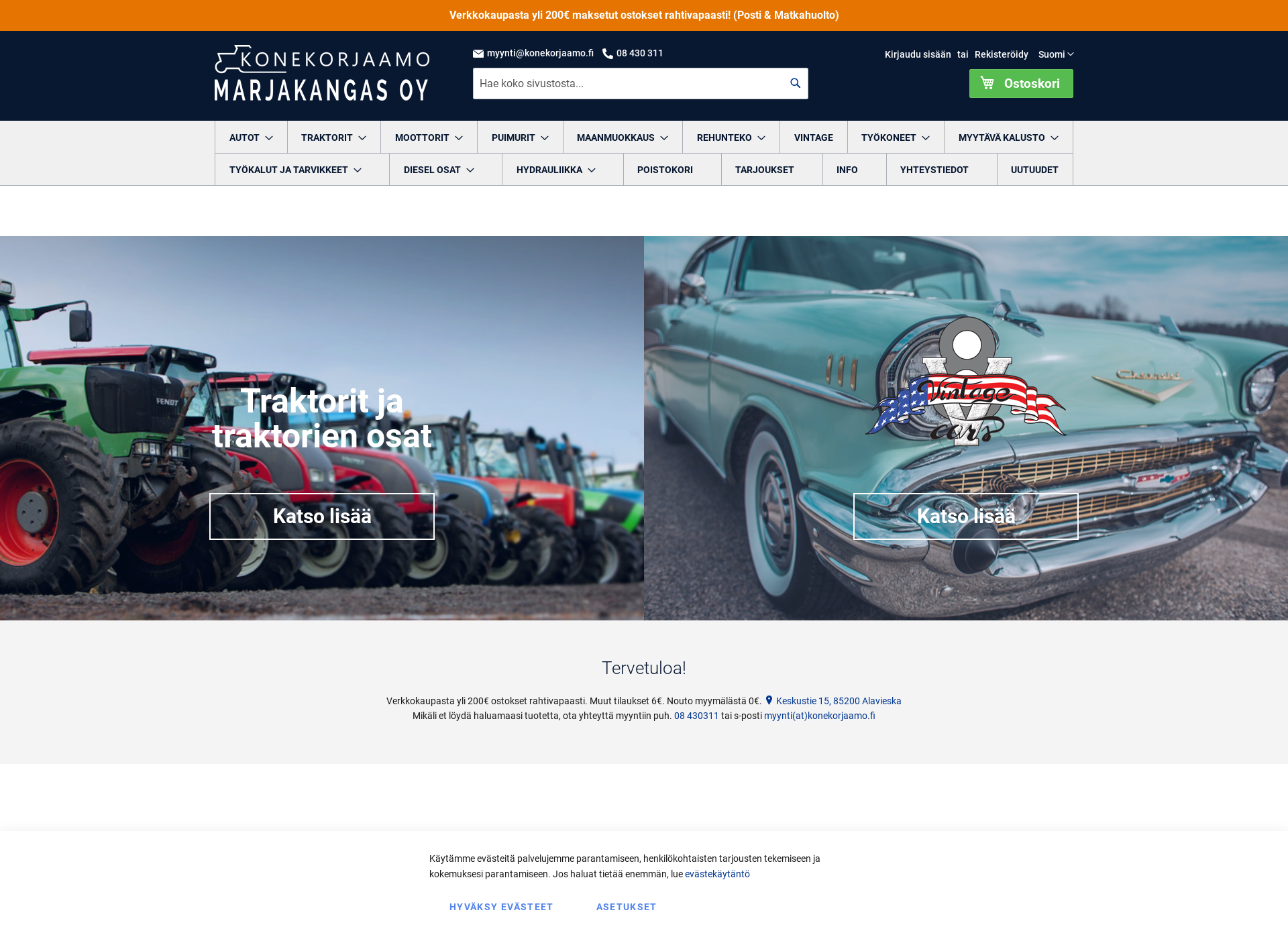Screenshot for konekorjaamo.fi