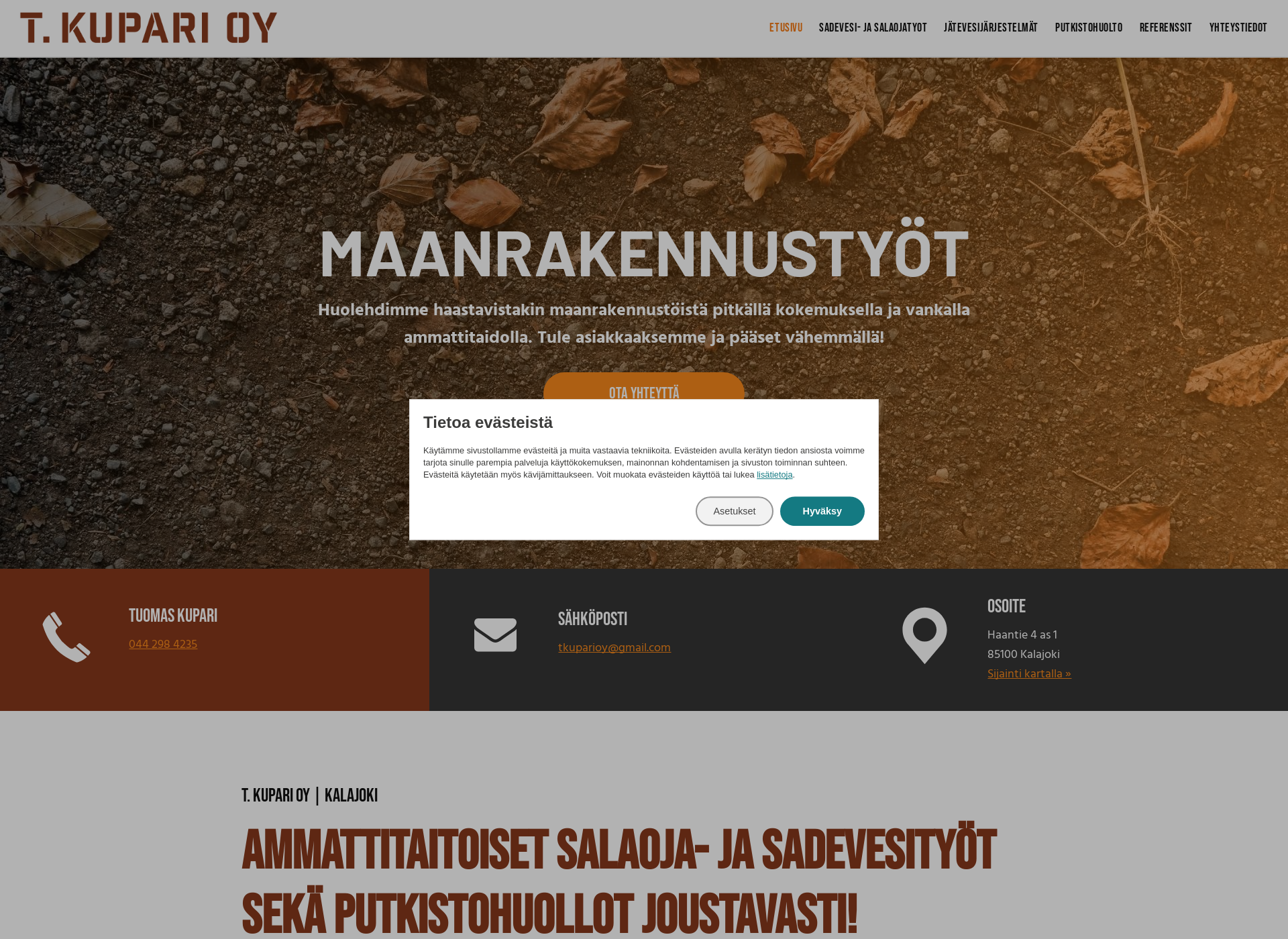 Screenshot for konepalvelutkupari.fi