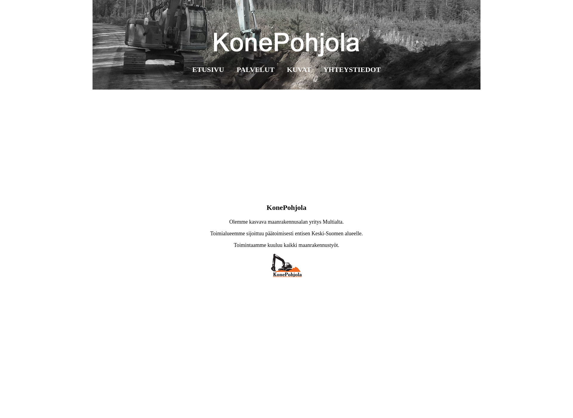 Screenshot for konepohjola.fi