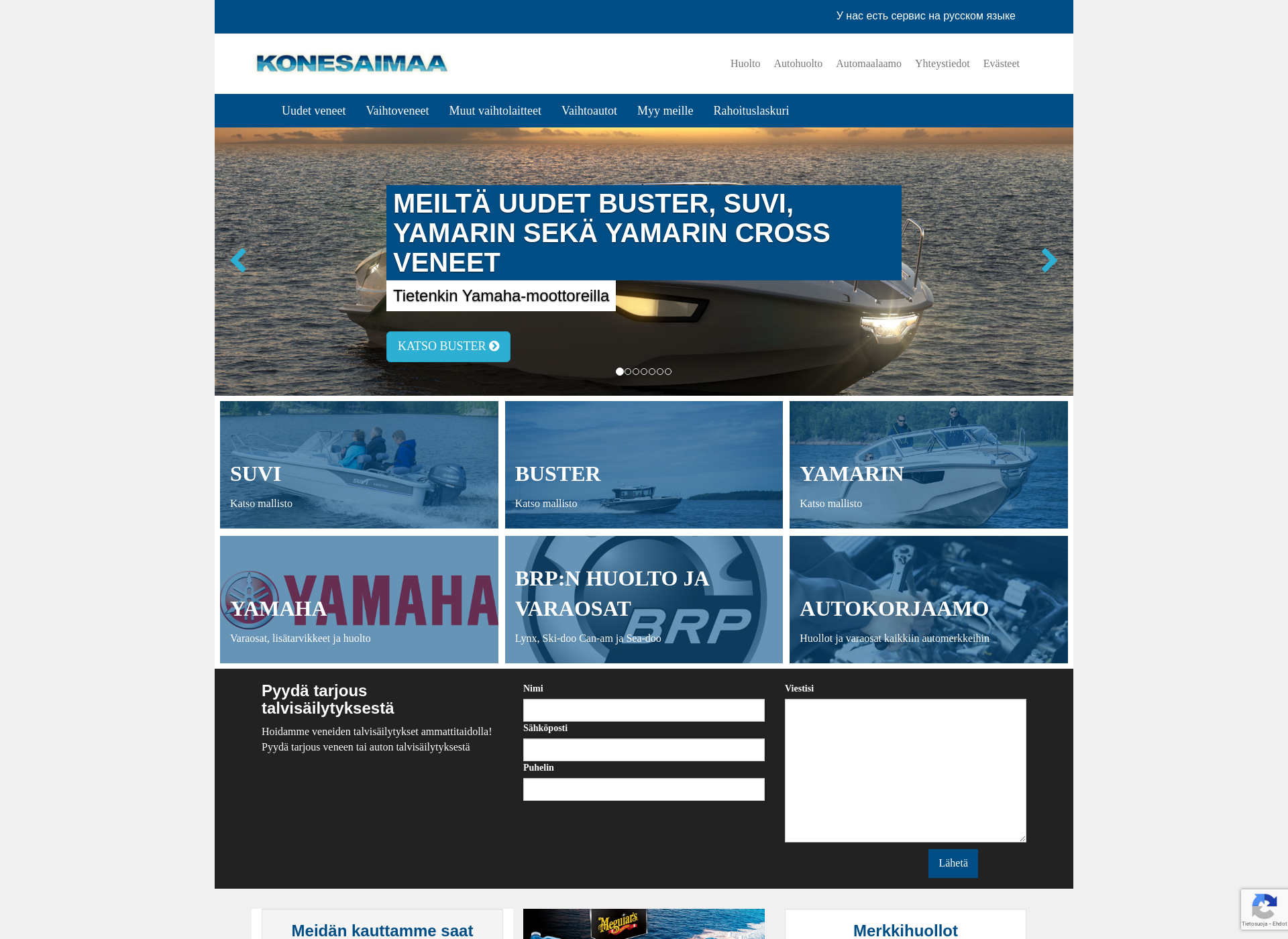 Screenshot for konesaimaa.fi