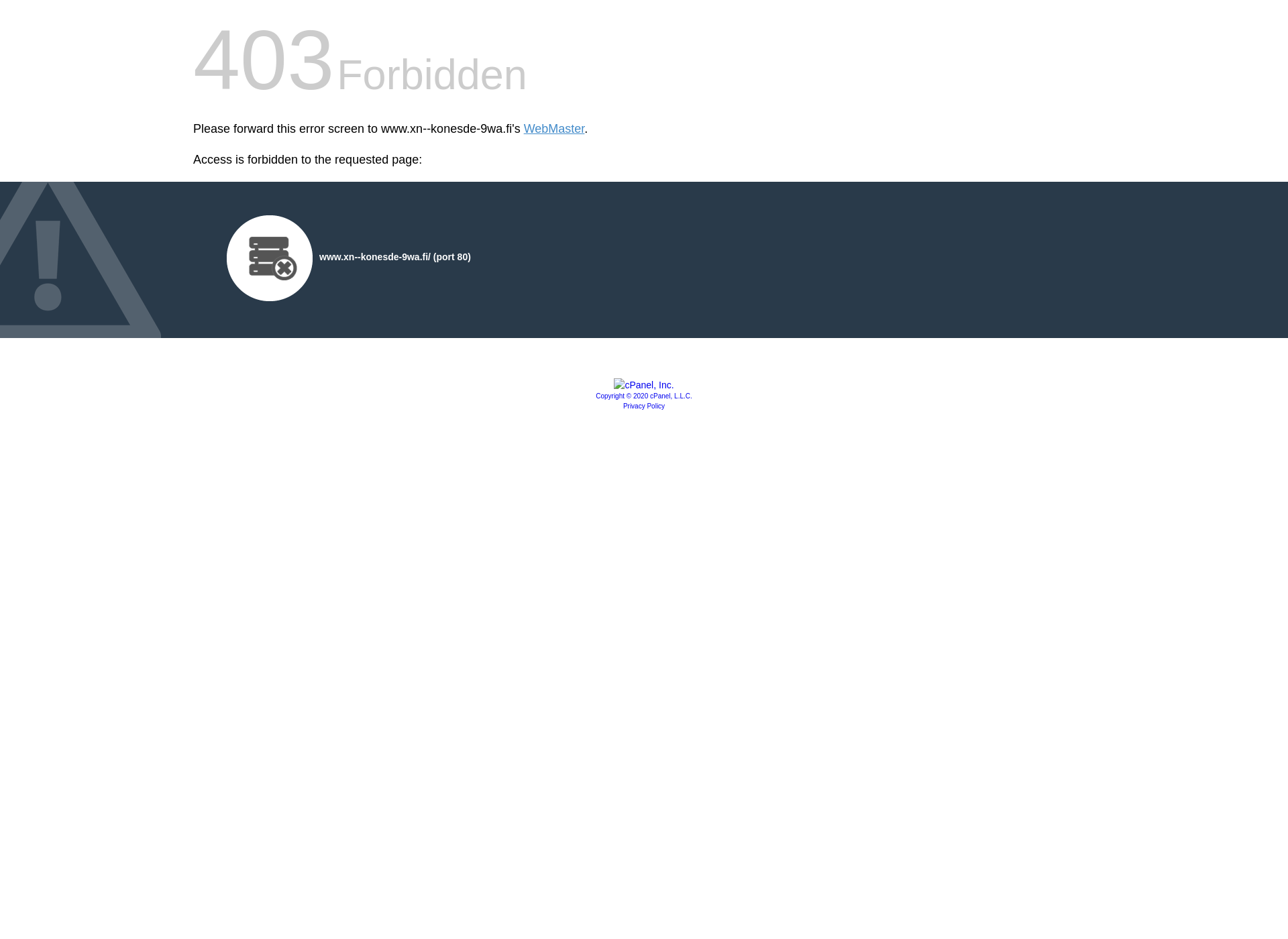 Screenshot for konesäde.fi