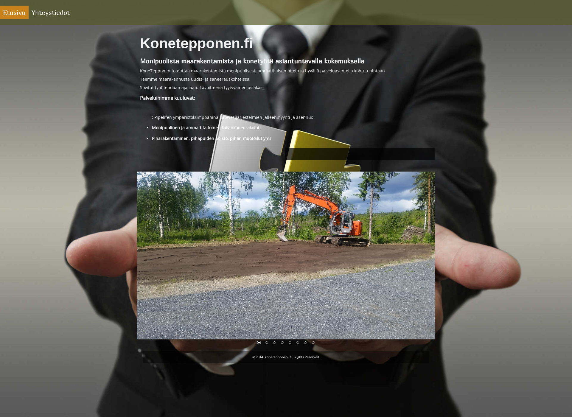 Screenshot for konetepponen.fi