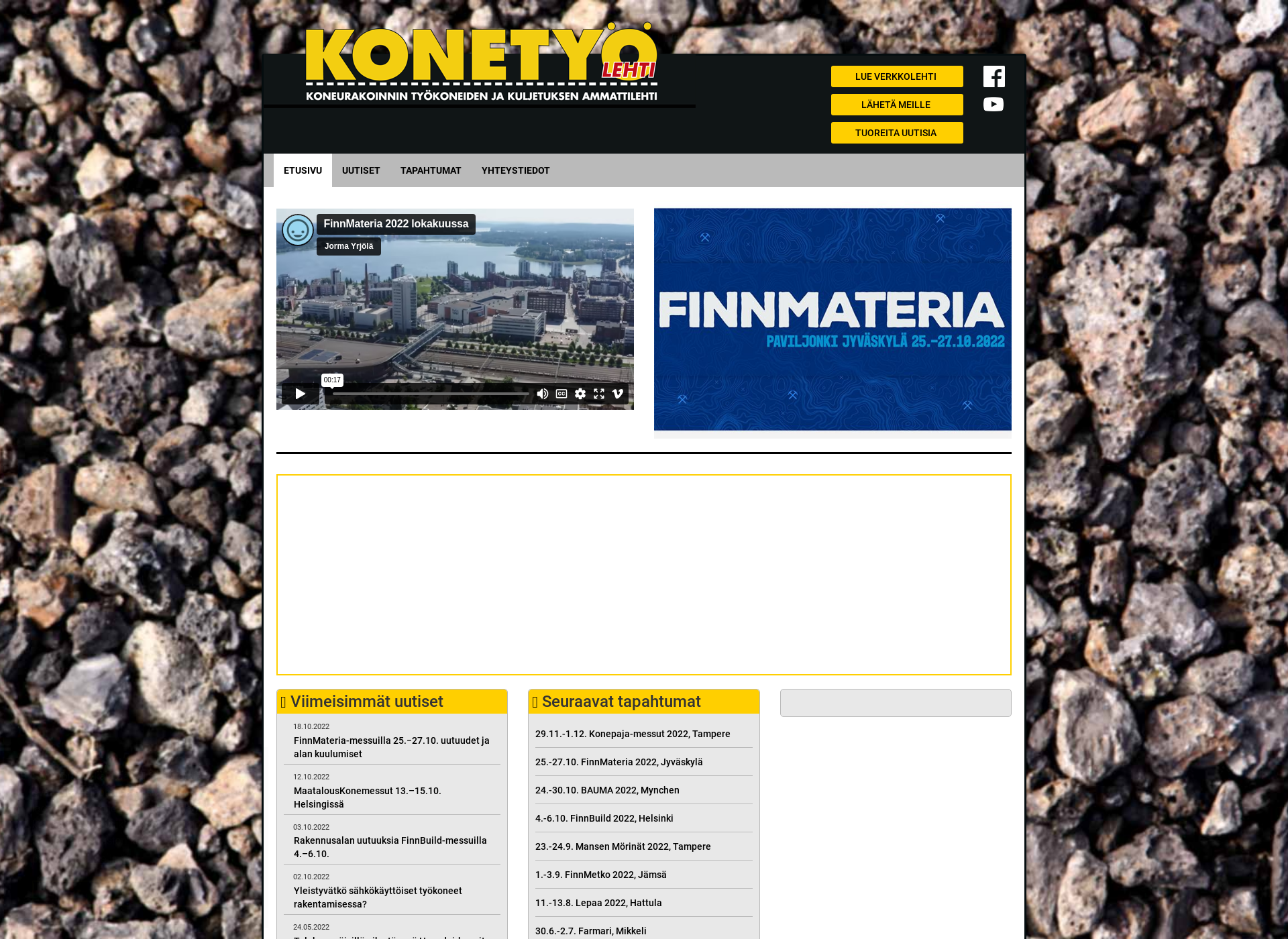 Screenshot for konetyolehti.fi