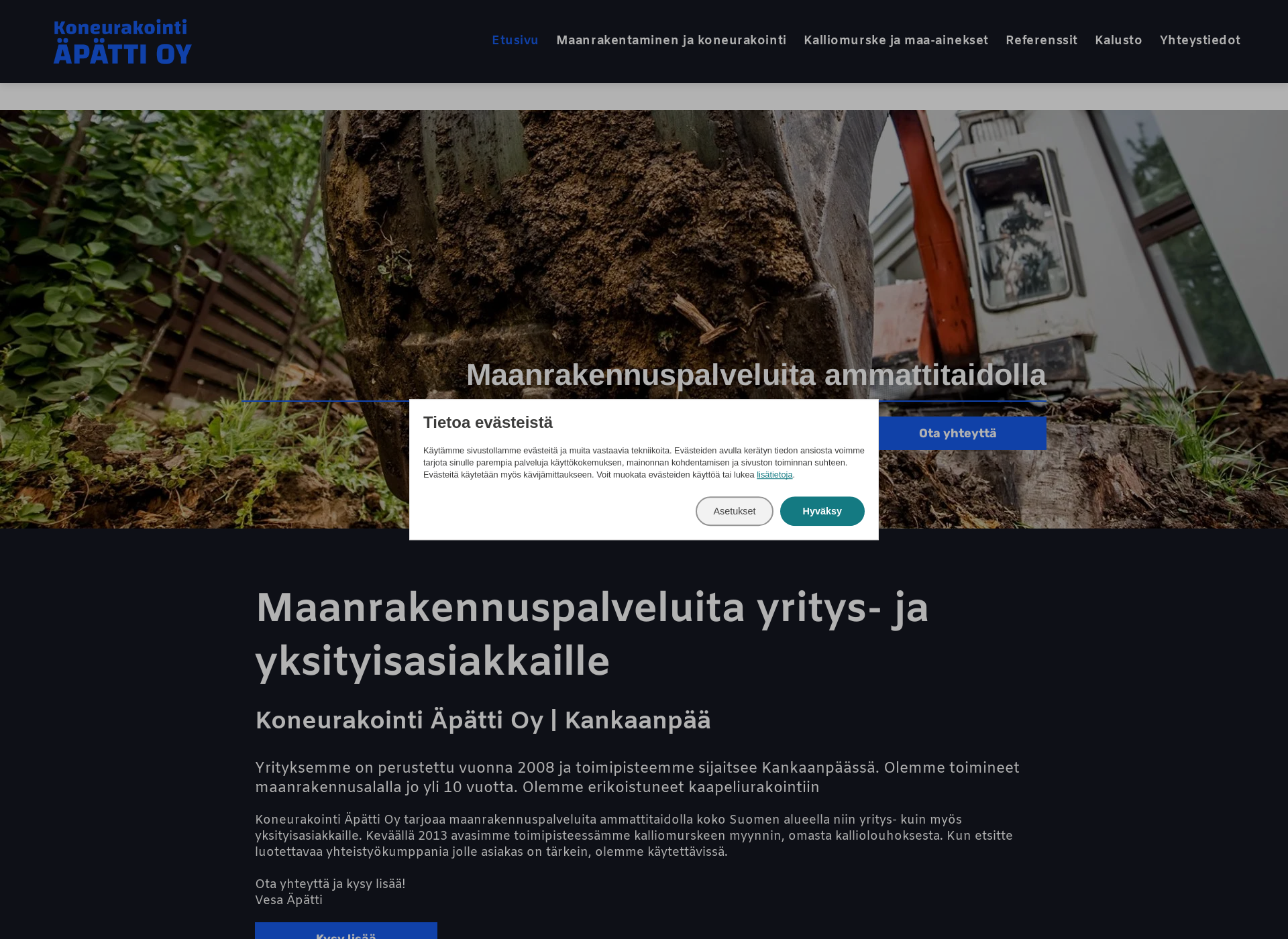 Screenshot for koneurakointiapatti.fi