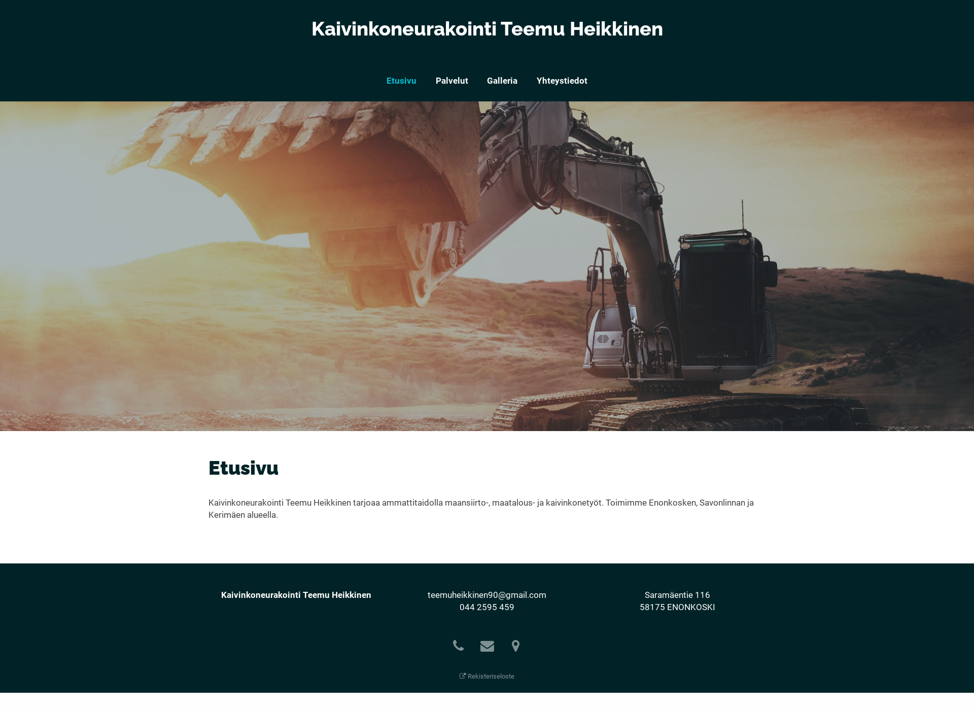 Screenshot for koneurakointienonkoski.fi