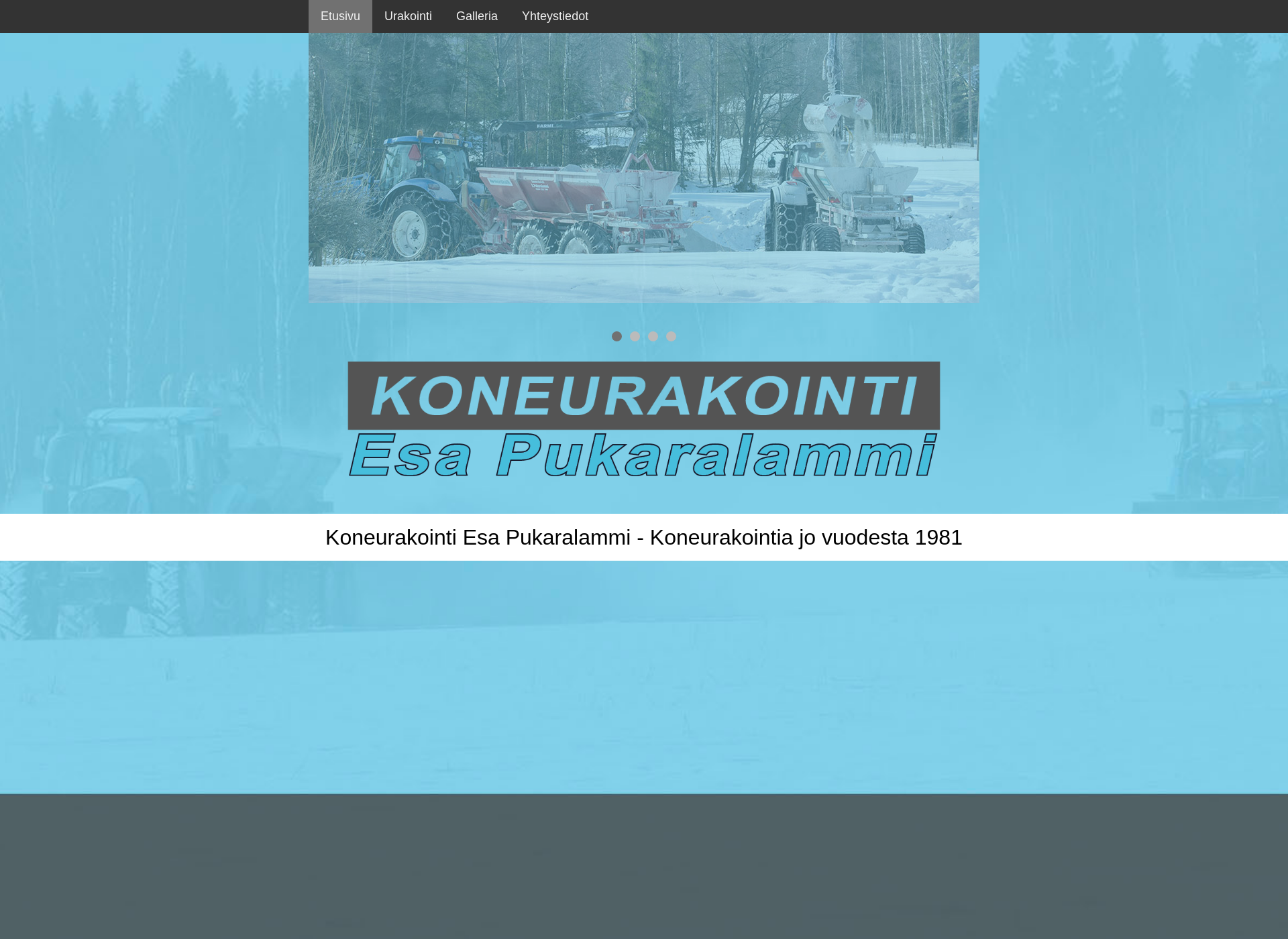 Screenshot for koneurakointiesapukaralammi.fi