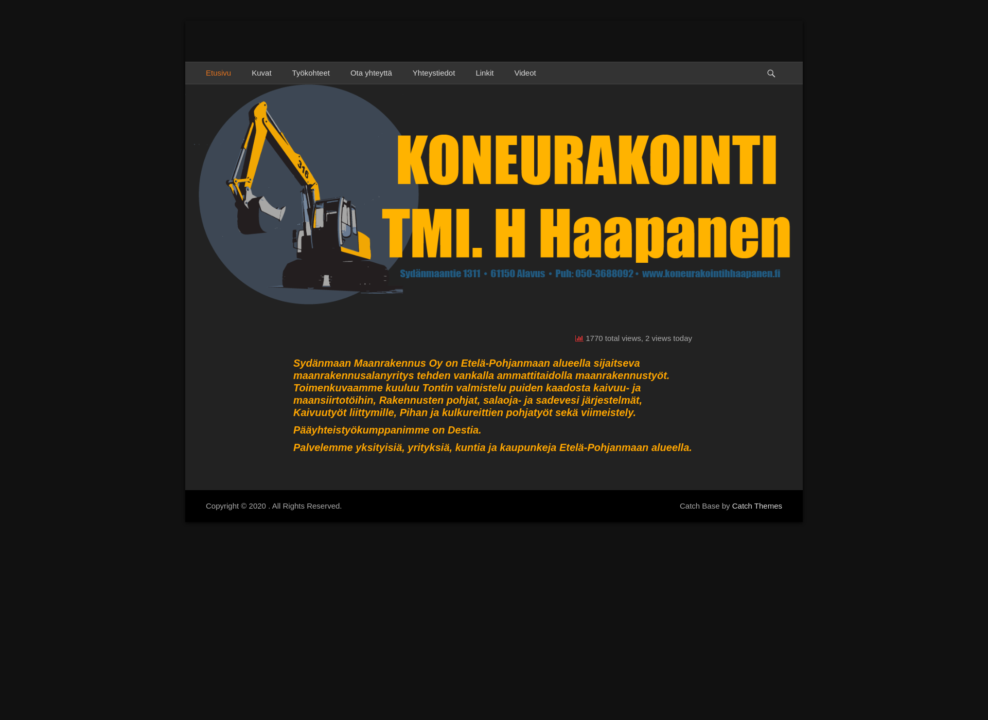 Skärmdump för koneurakointihhaapanen.fi
