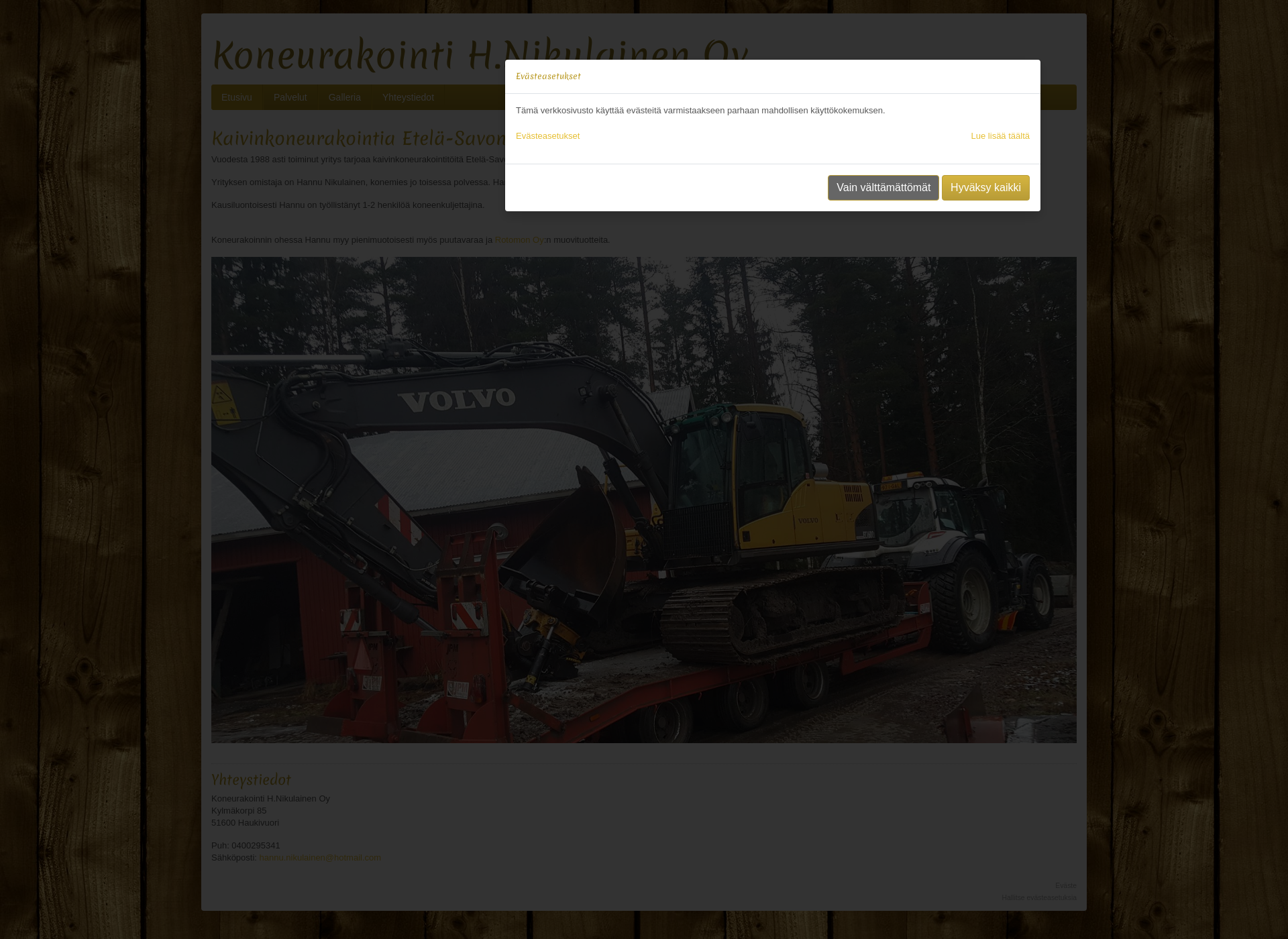 Screenshot for koneurakointihnikulainenoy.fi