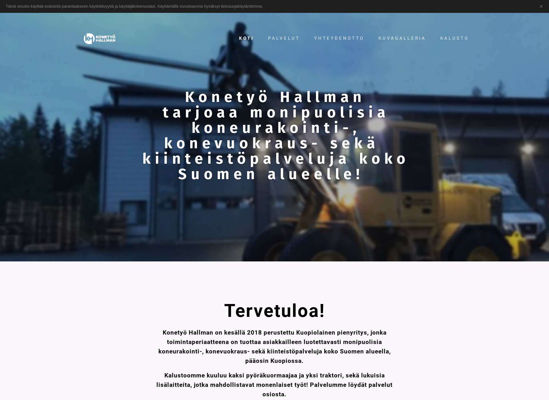 Screenshot for koneurakointikuopio.fi