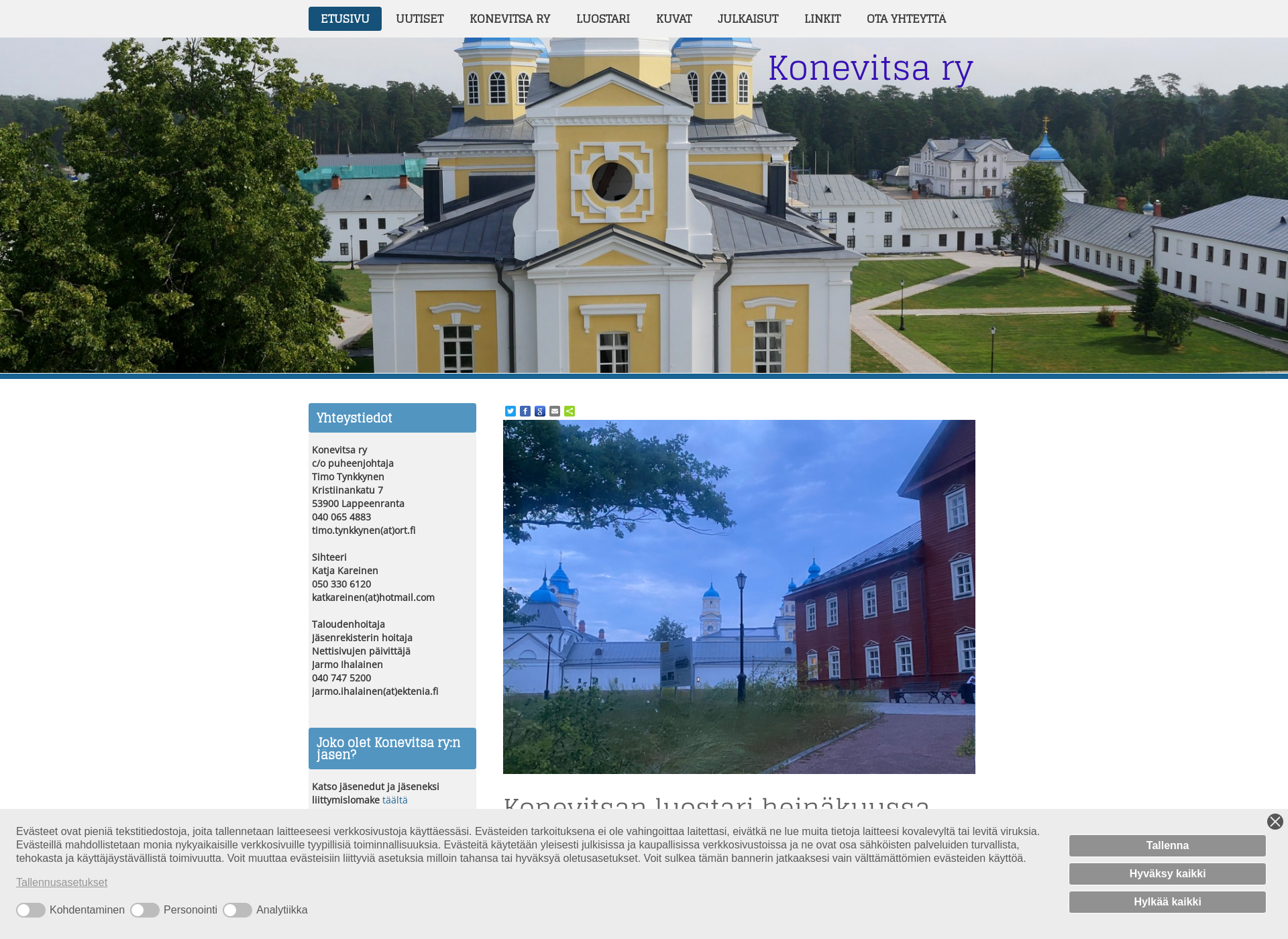 Screenshot for konevitsary.fi