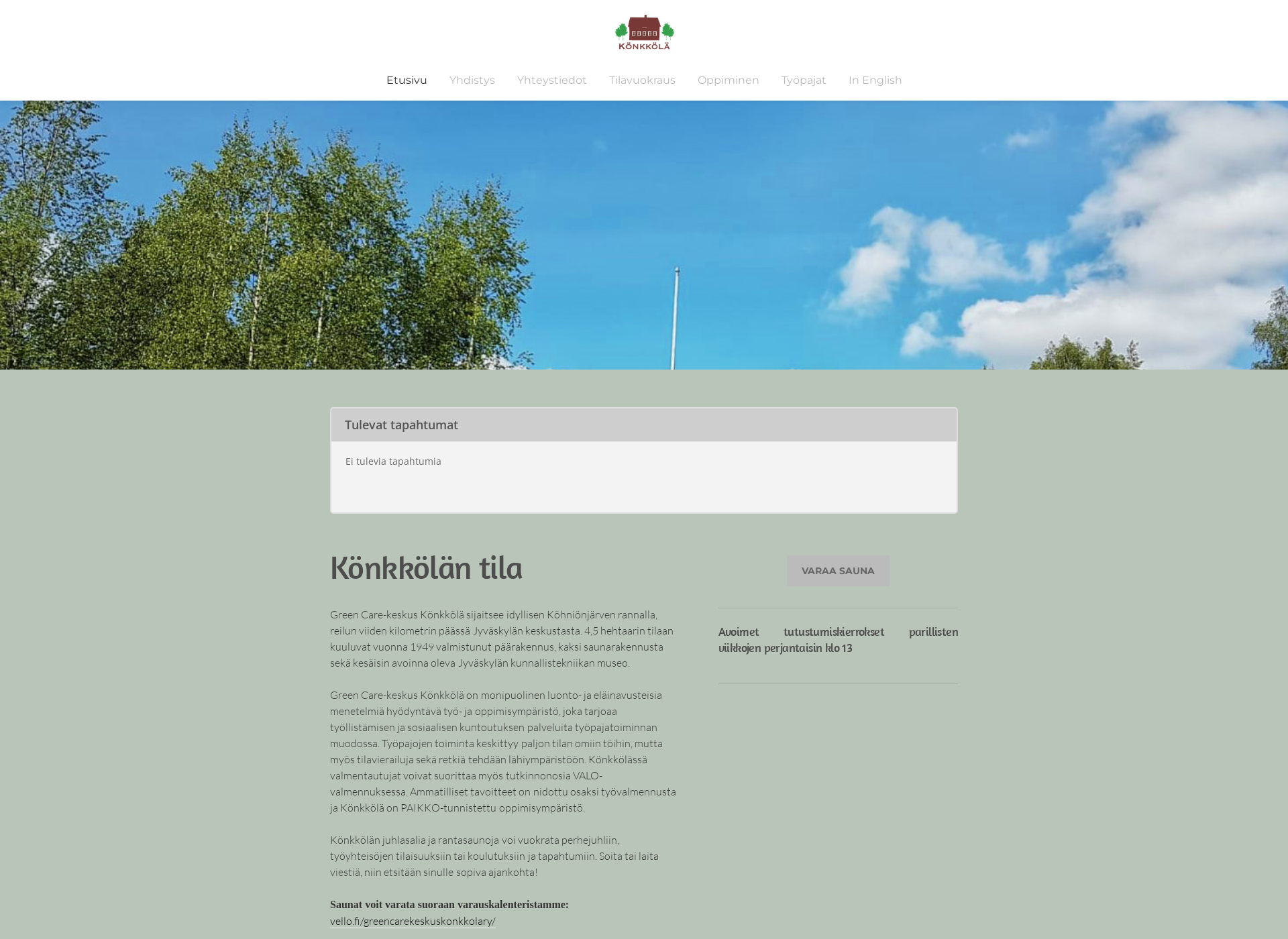 Screenshot for konkkolantila.fi