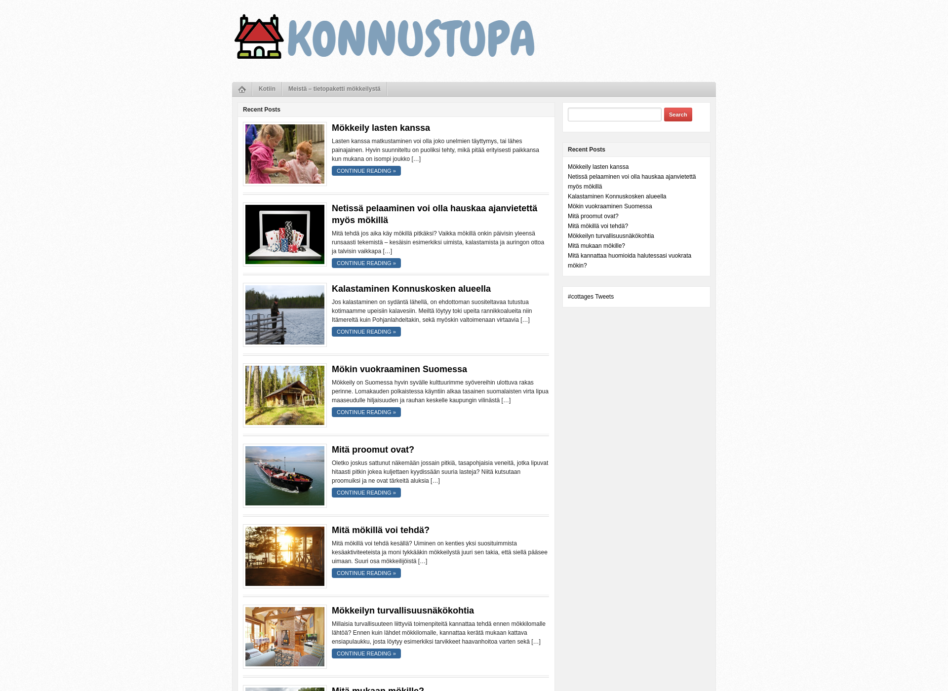 Skärmdump för konnustupa.fi