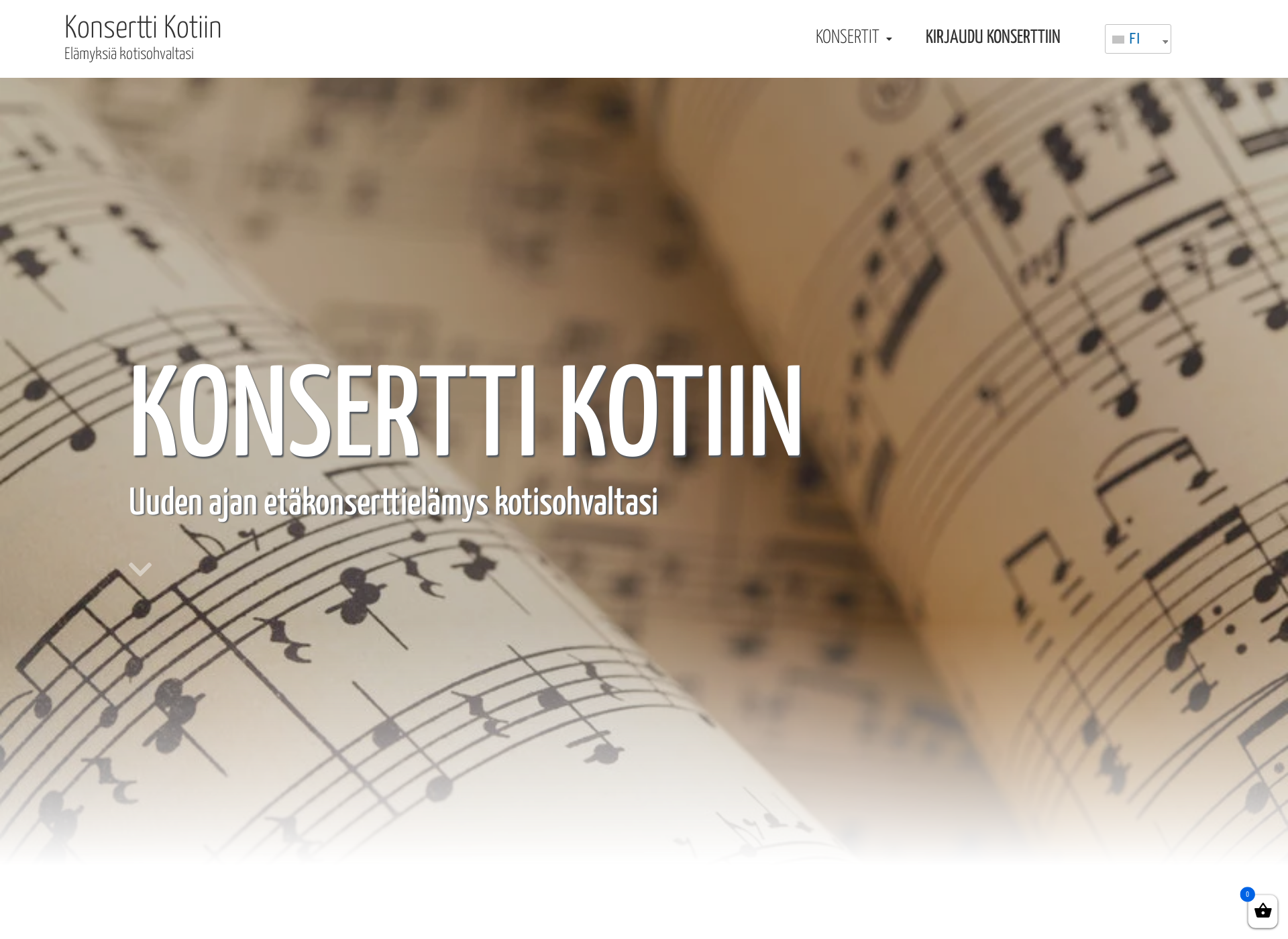 Screenshot for konserttikotiin.fi