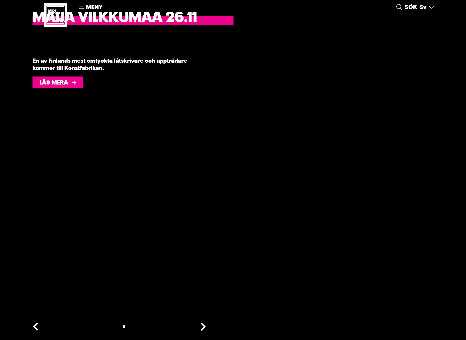 Screenshot for konstfabriken.fi