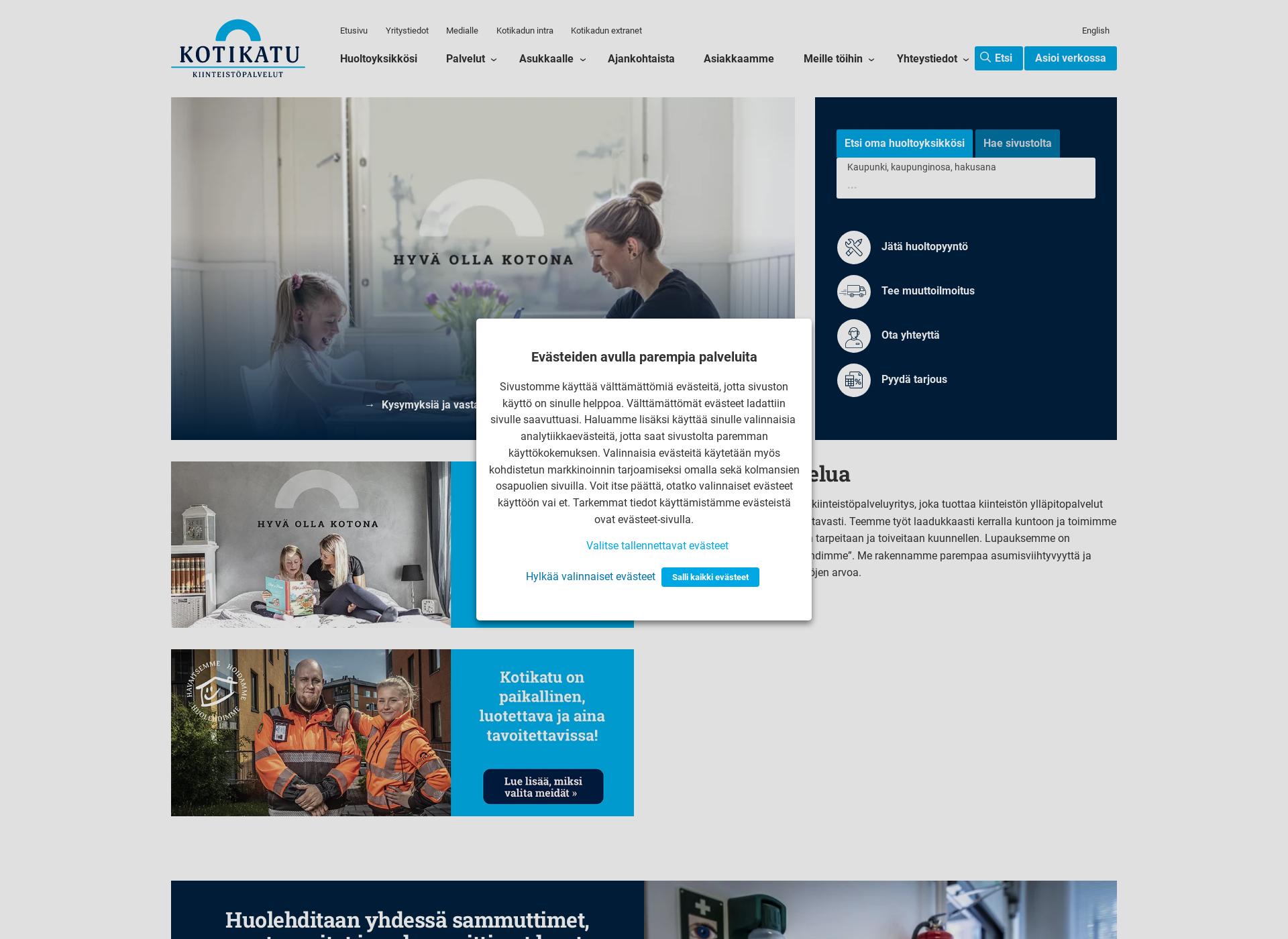 Screenshot for kontulankiinteistopalvelu.fi