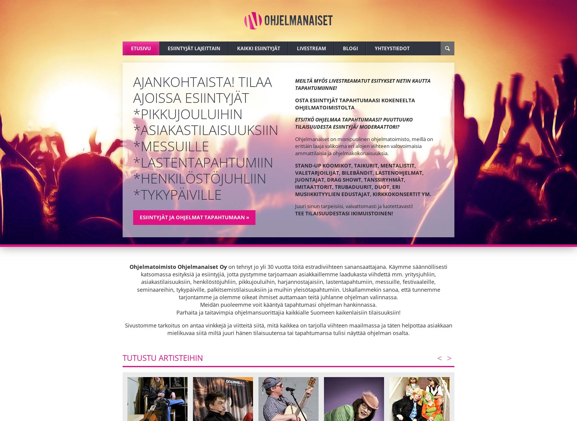 Screenshot for koomikko.fi