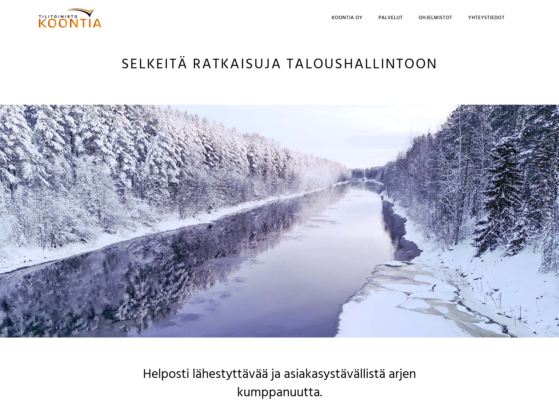 Screenshot for koontiaoy.fi