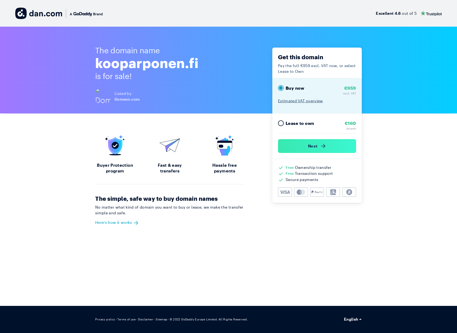 Screenshot for kooparponen.fi
