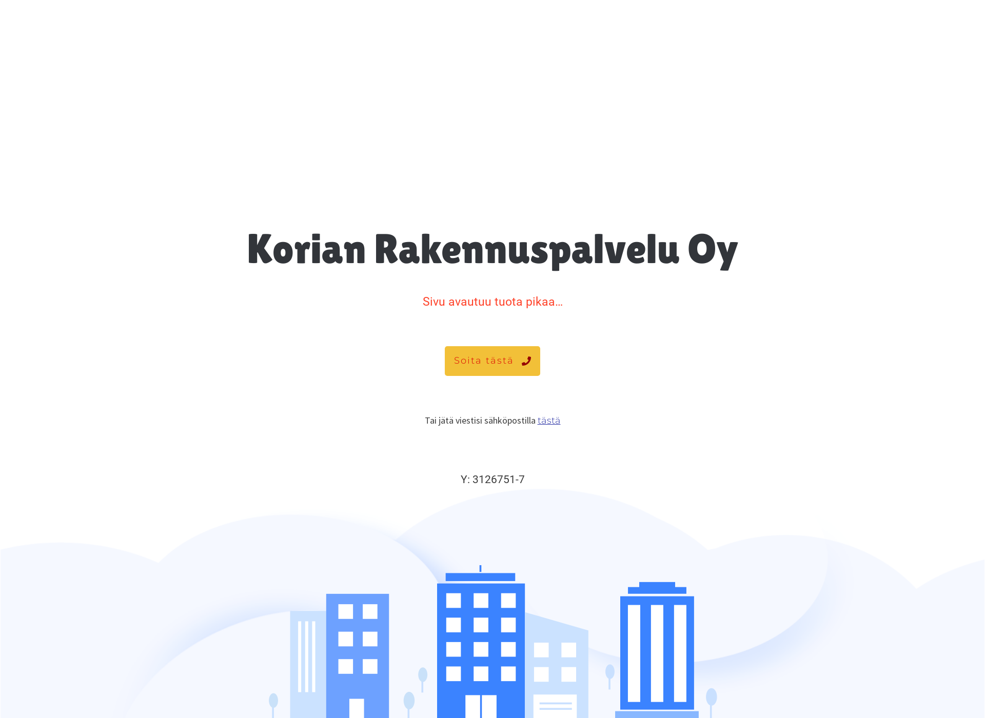 Näyttökuva korianrakennuspalvelu.fi