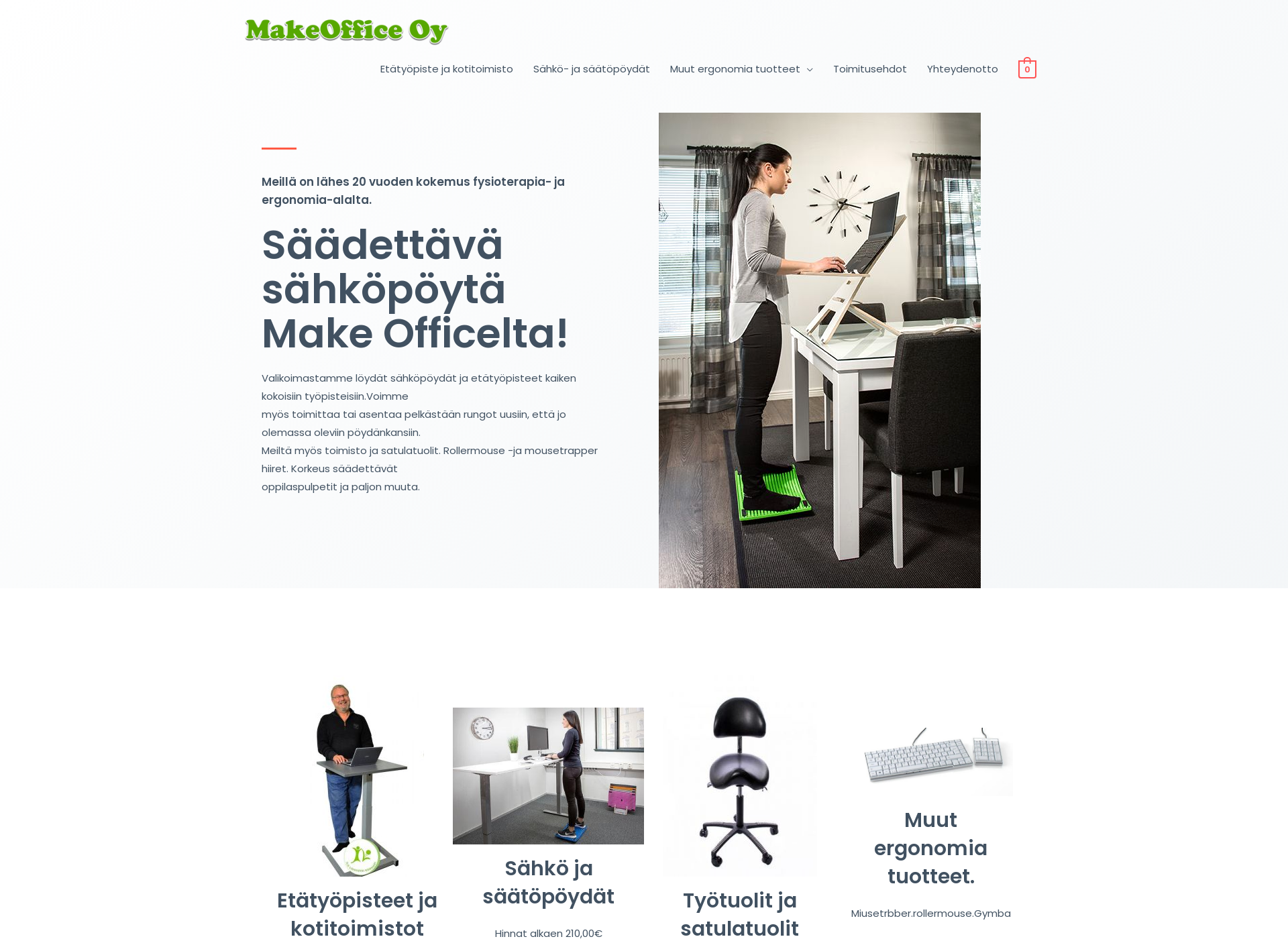 Screenshot for korkeussäädettäväoppilaspulpetti.fi
