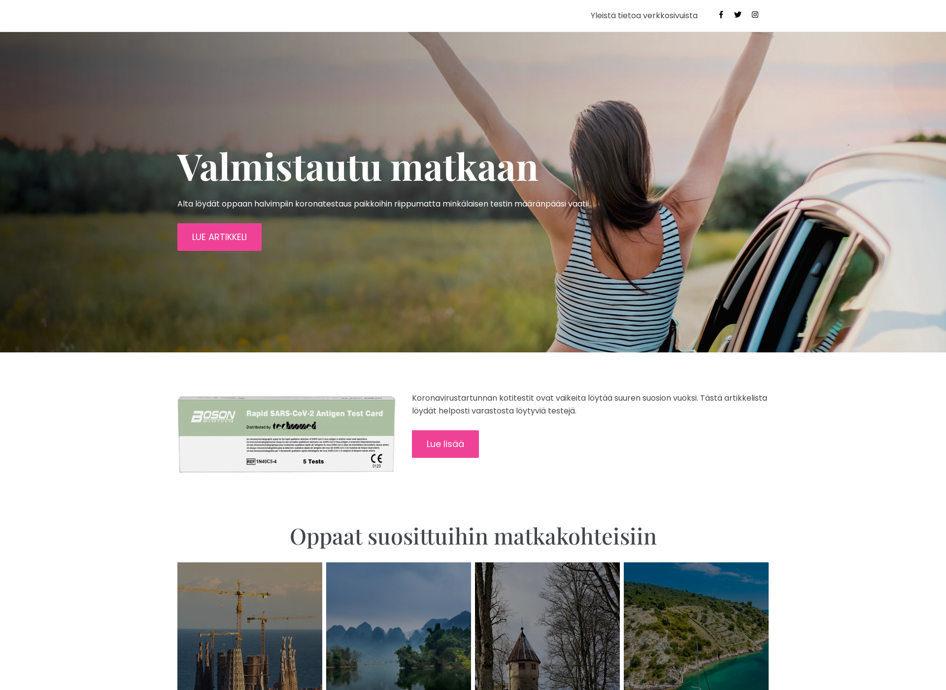 Screenshot for koronatestikauppa.fi