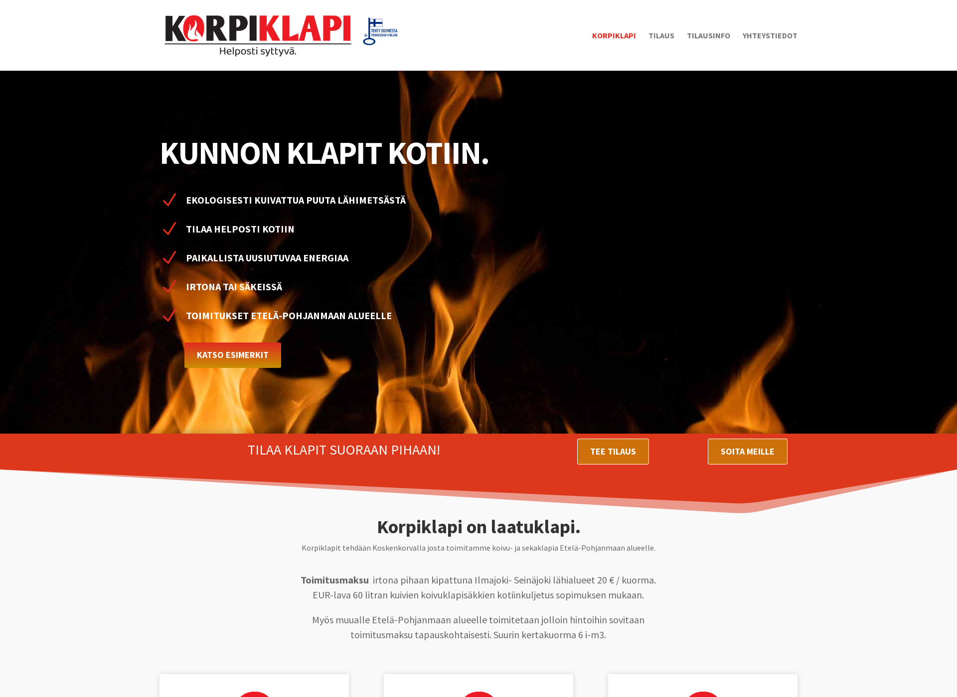 Screenshot for korpiklapi.fi