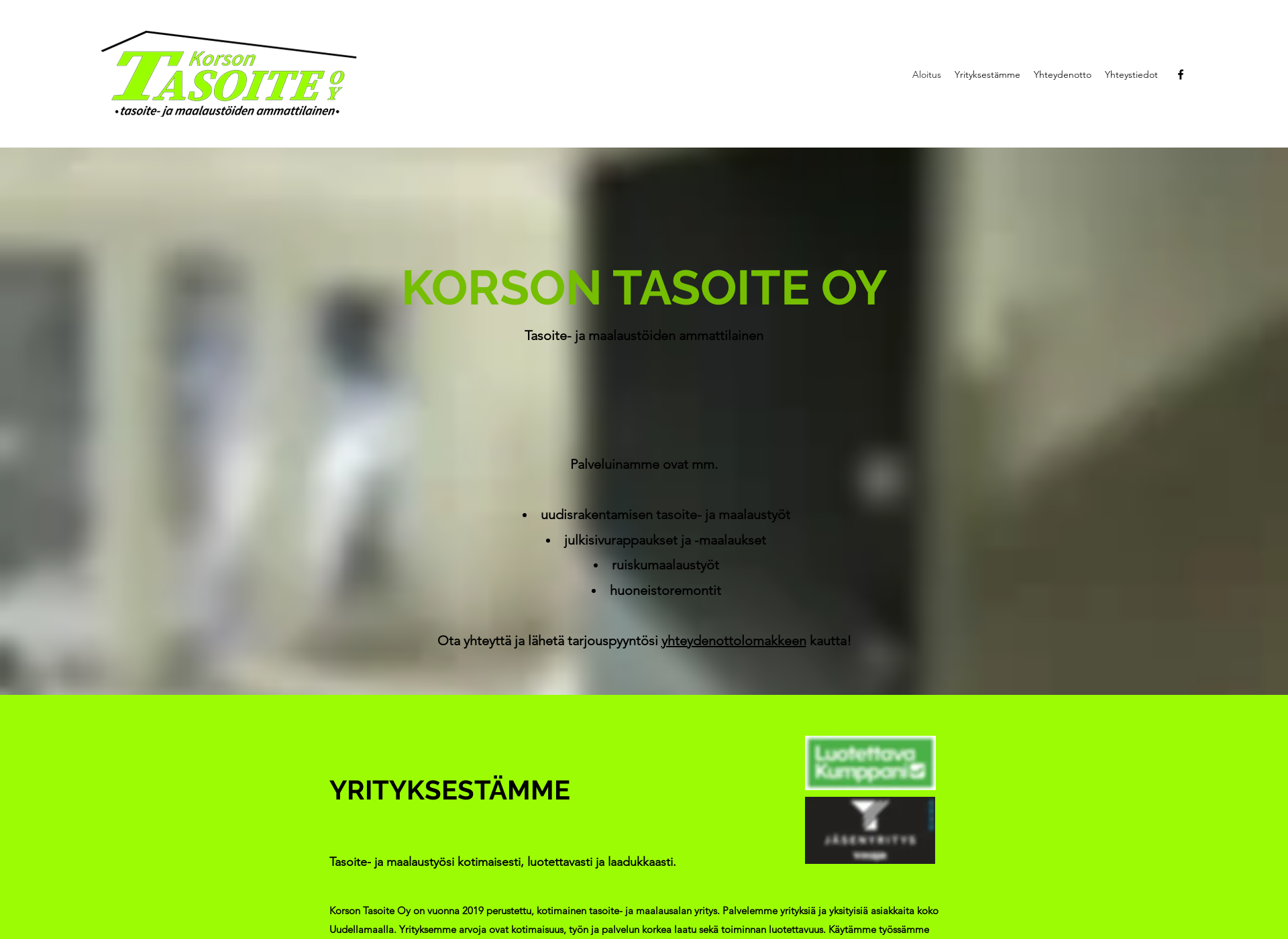 Screenshot for korsontasoite.fi