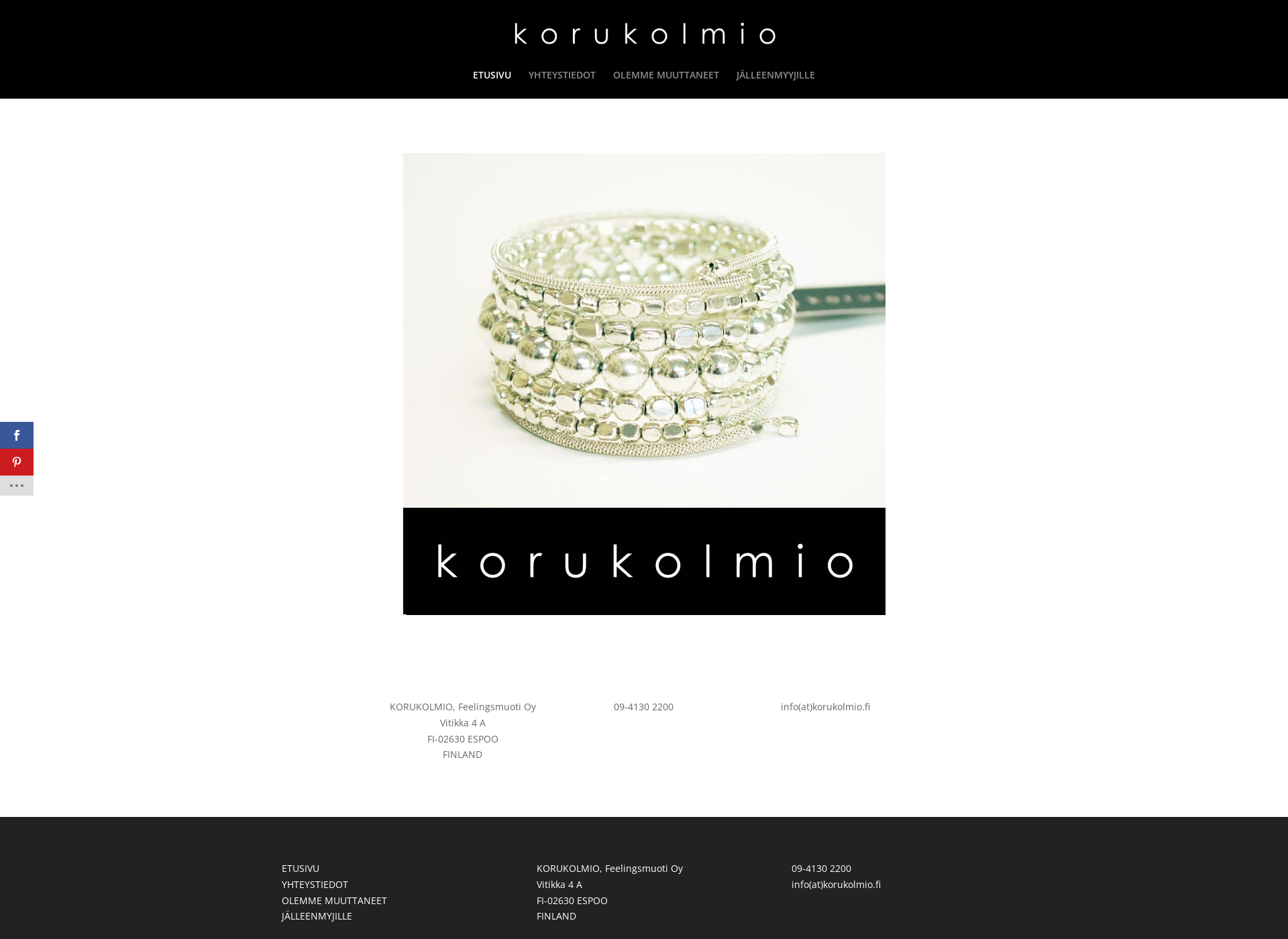 Skärmdump för korukolmio.fi