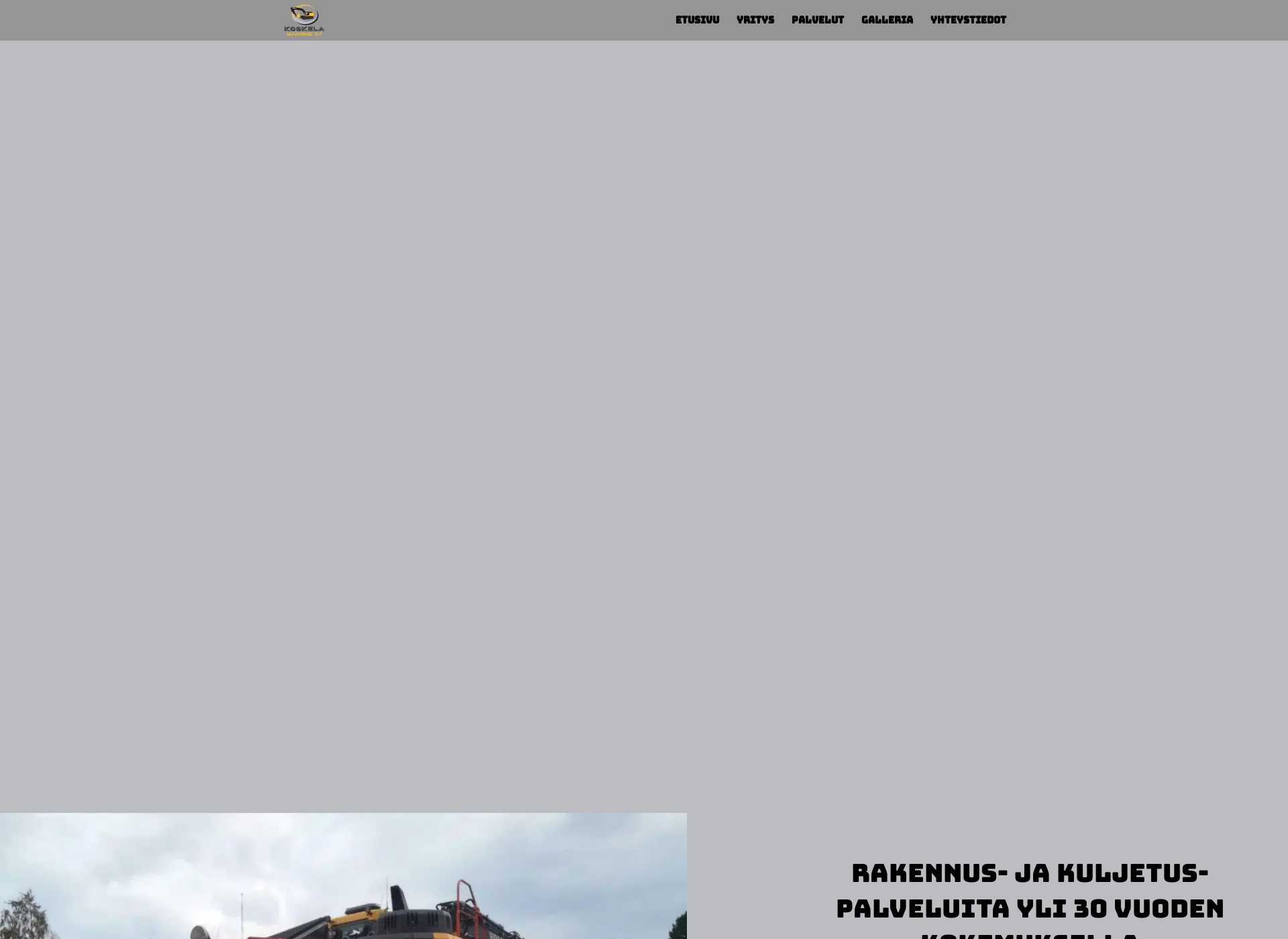 Screenshot for koskelamachine.fi