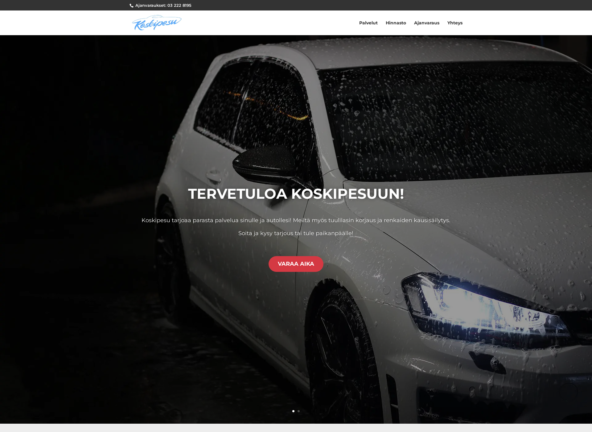 Screenshot for koskipesu.fi