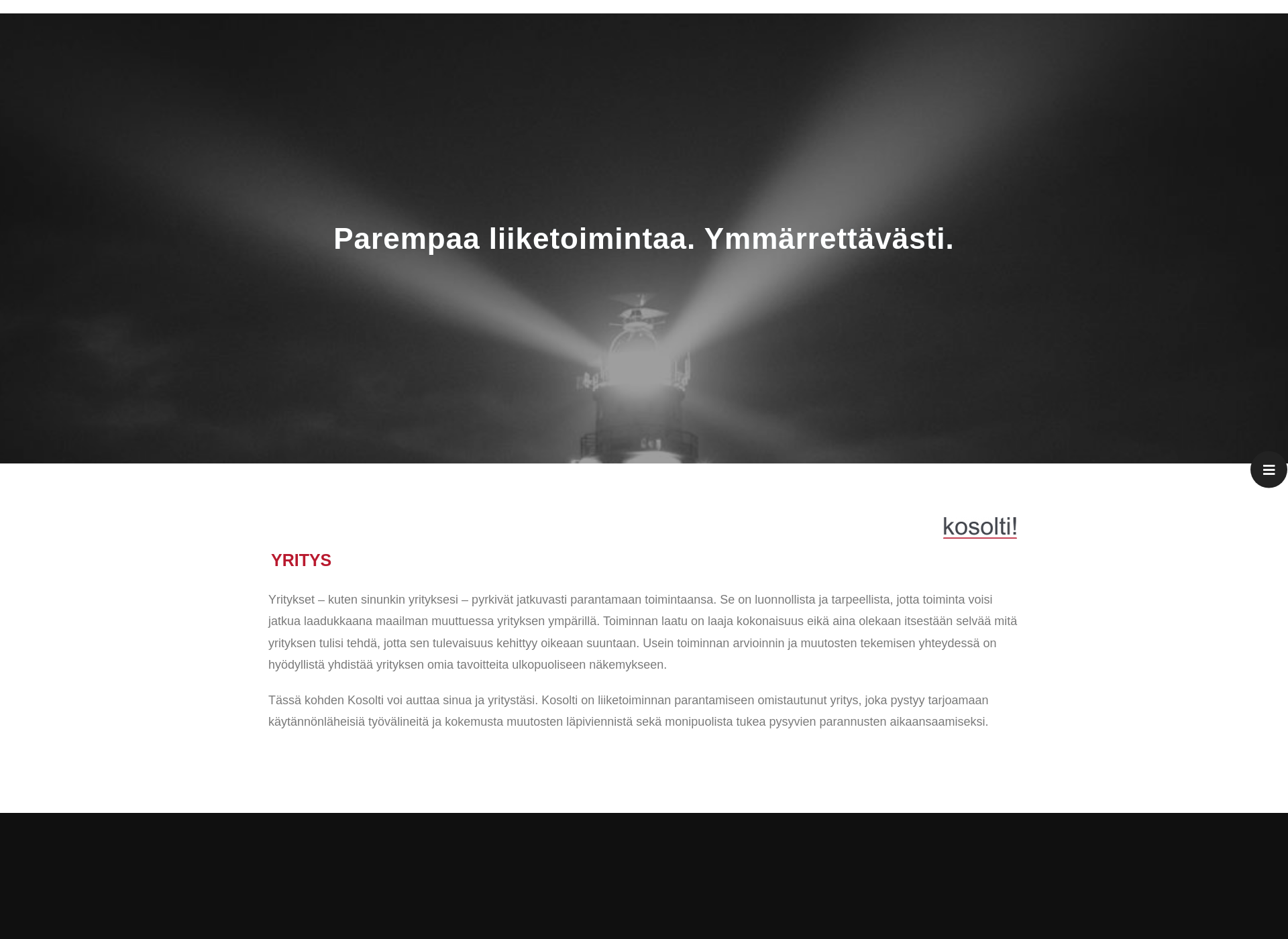 Skärmdump för kosolti.fi