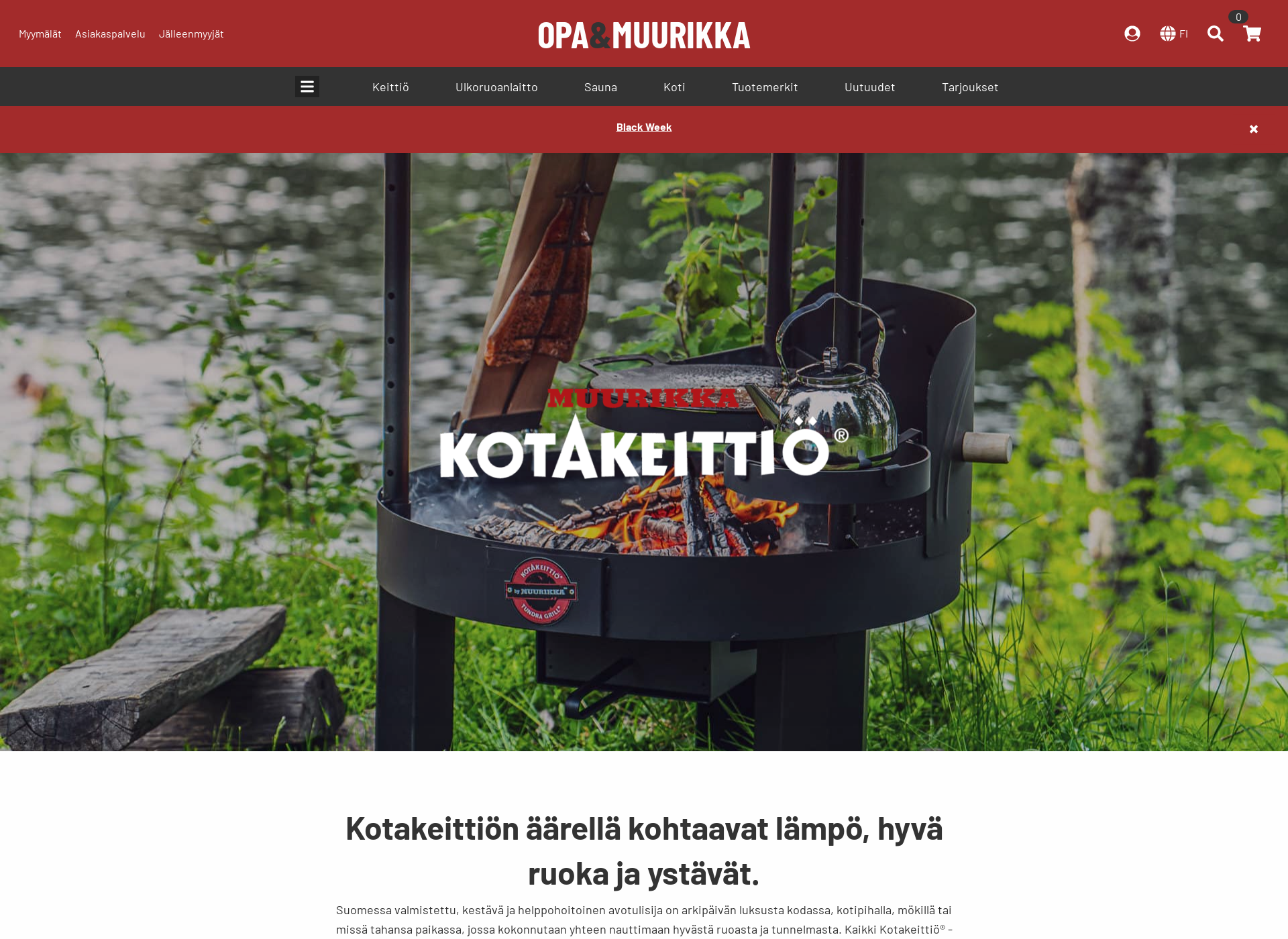 Skärmdump för kotagrill.fi
