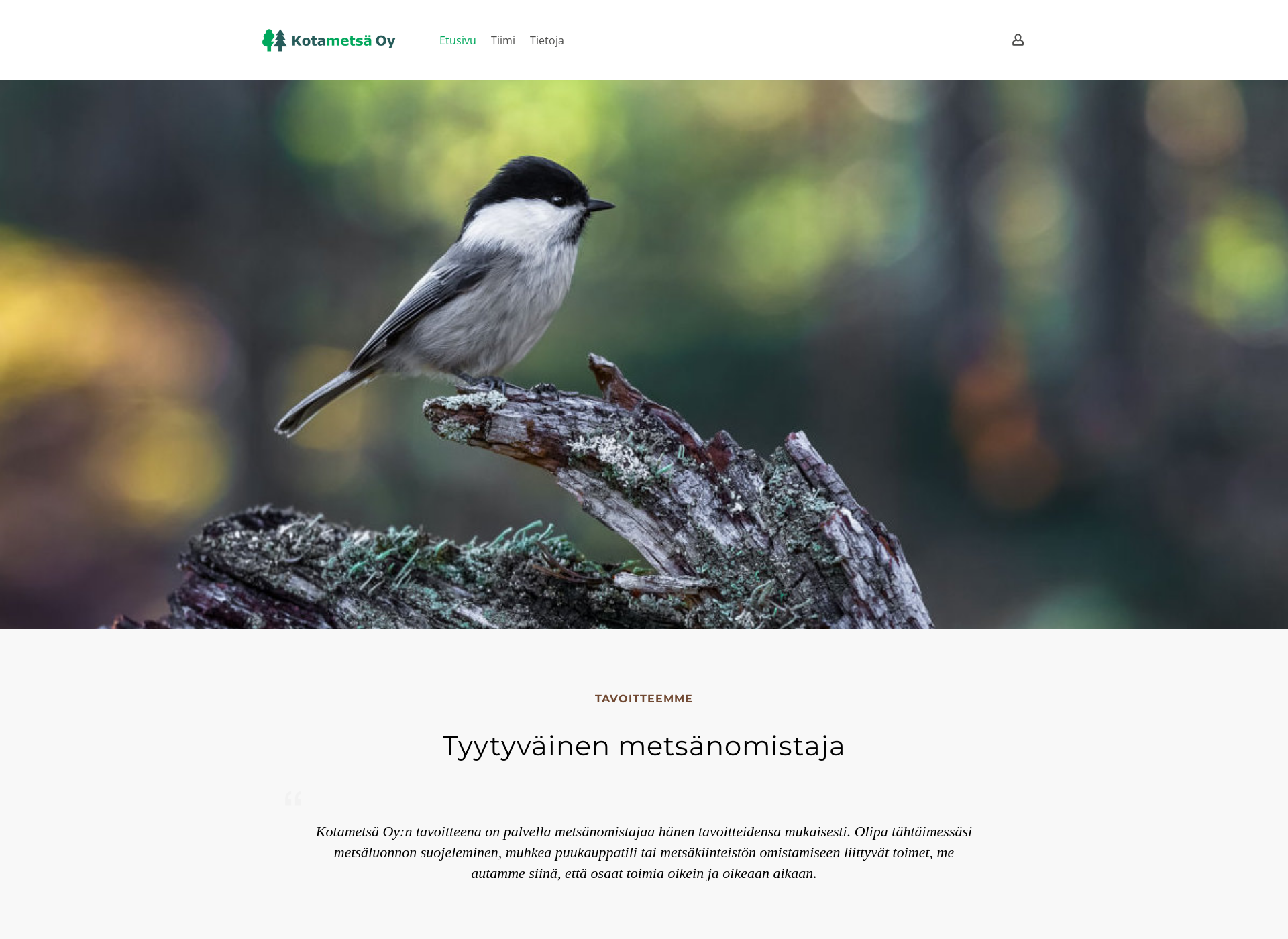 Screenshot for kotametsa.fi
