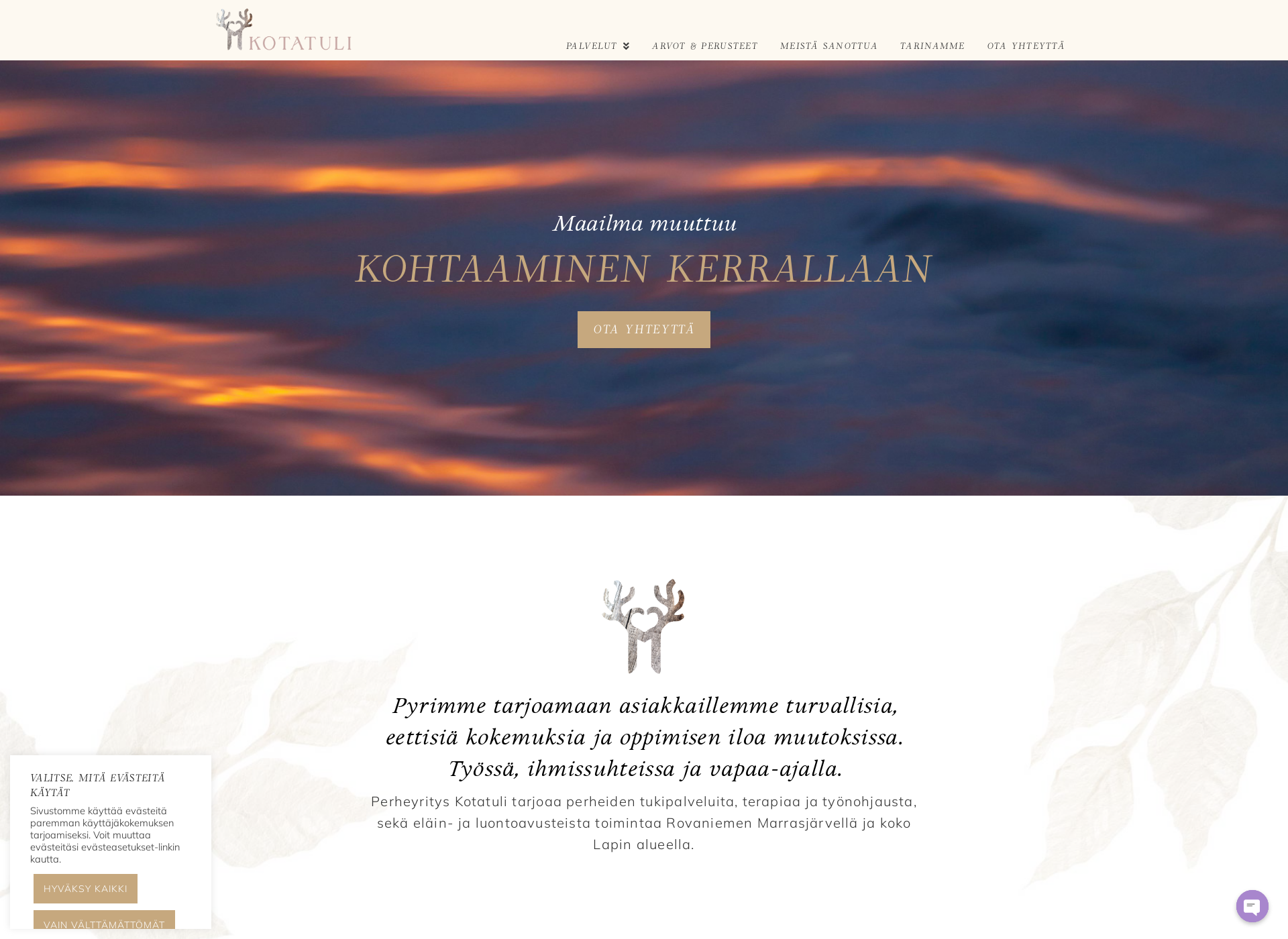Screenshot for kotatuli.fi