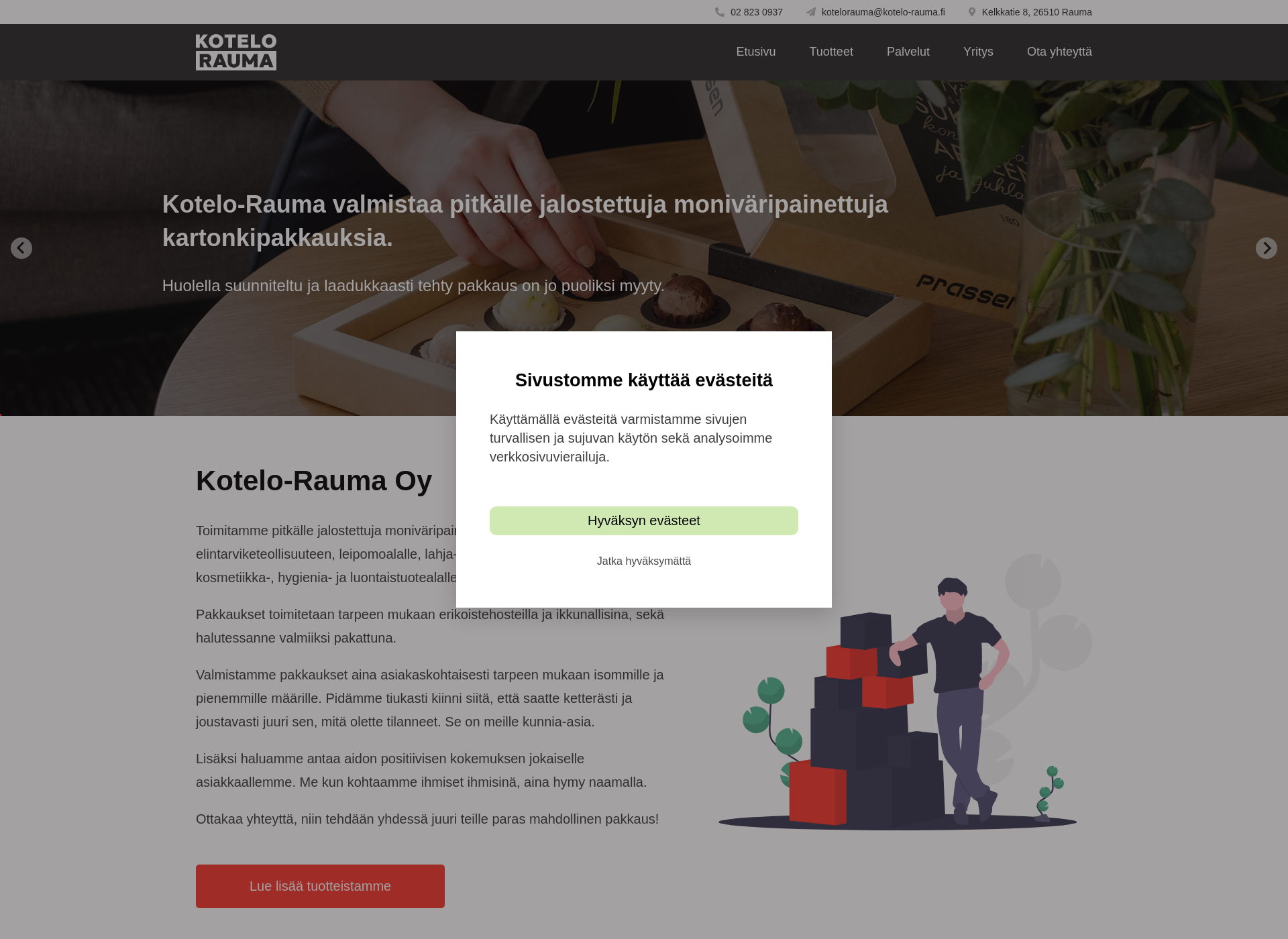 Screenshot for kotelorauma.fi