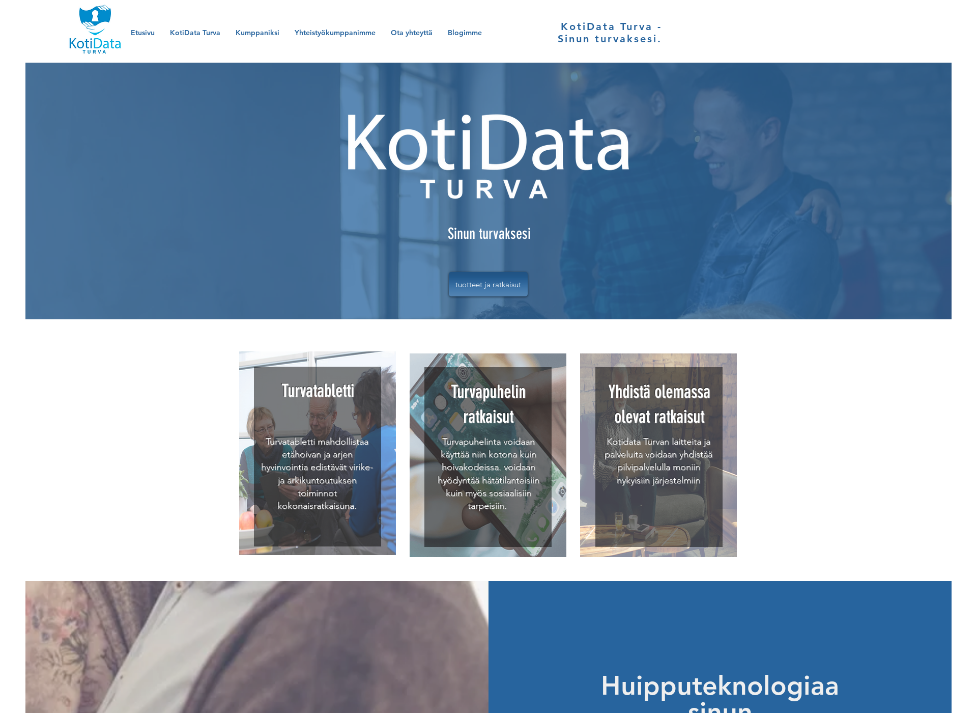 Screenshot for kotidataturva.fi