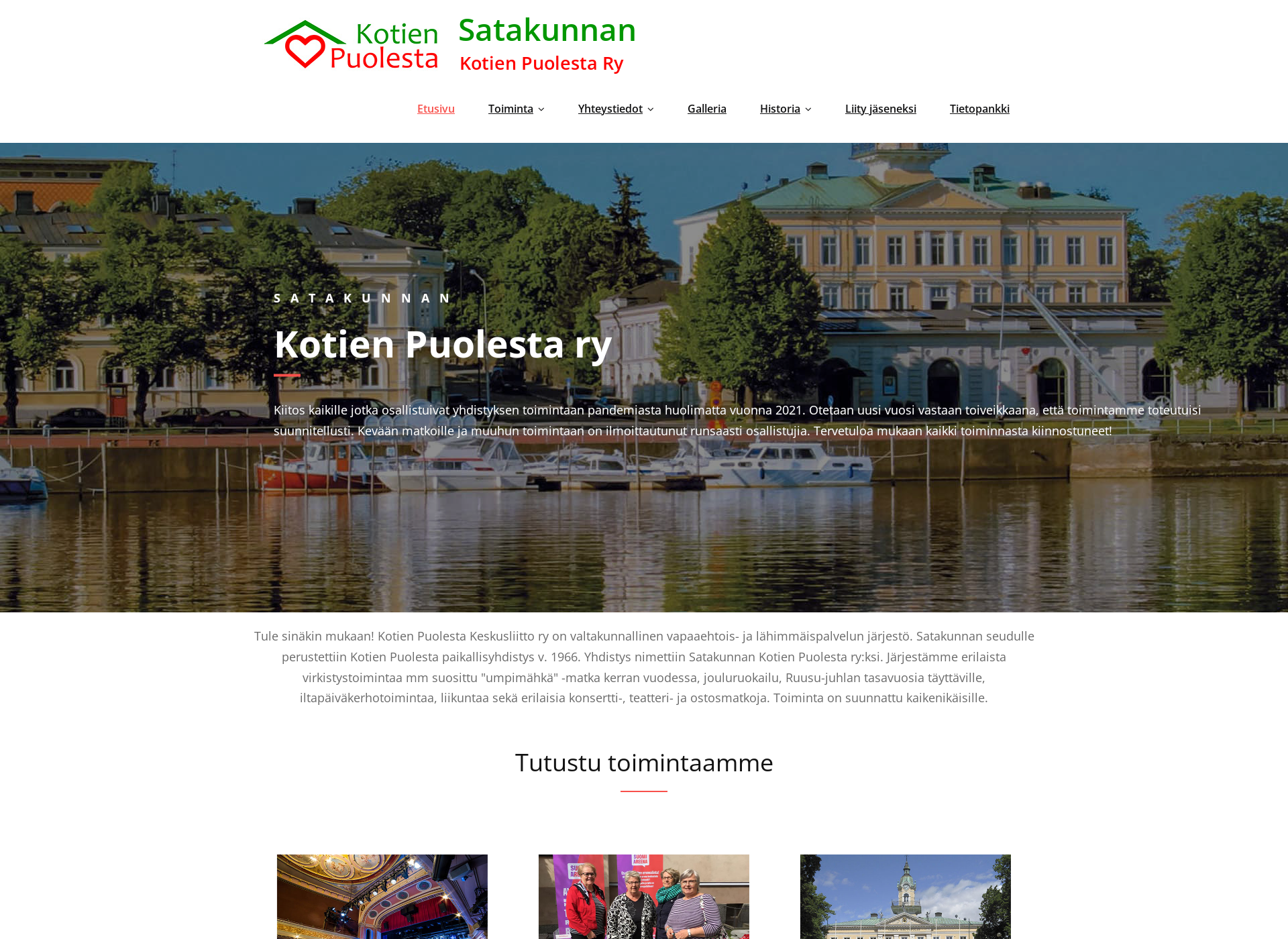 Screenshot for kotienpuolestasatakunta.fi