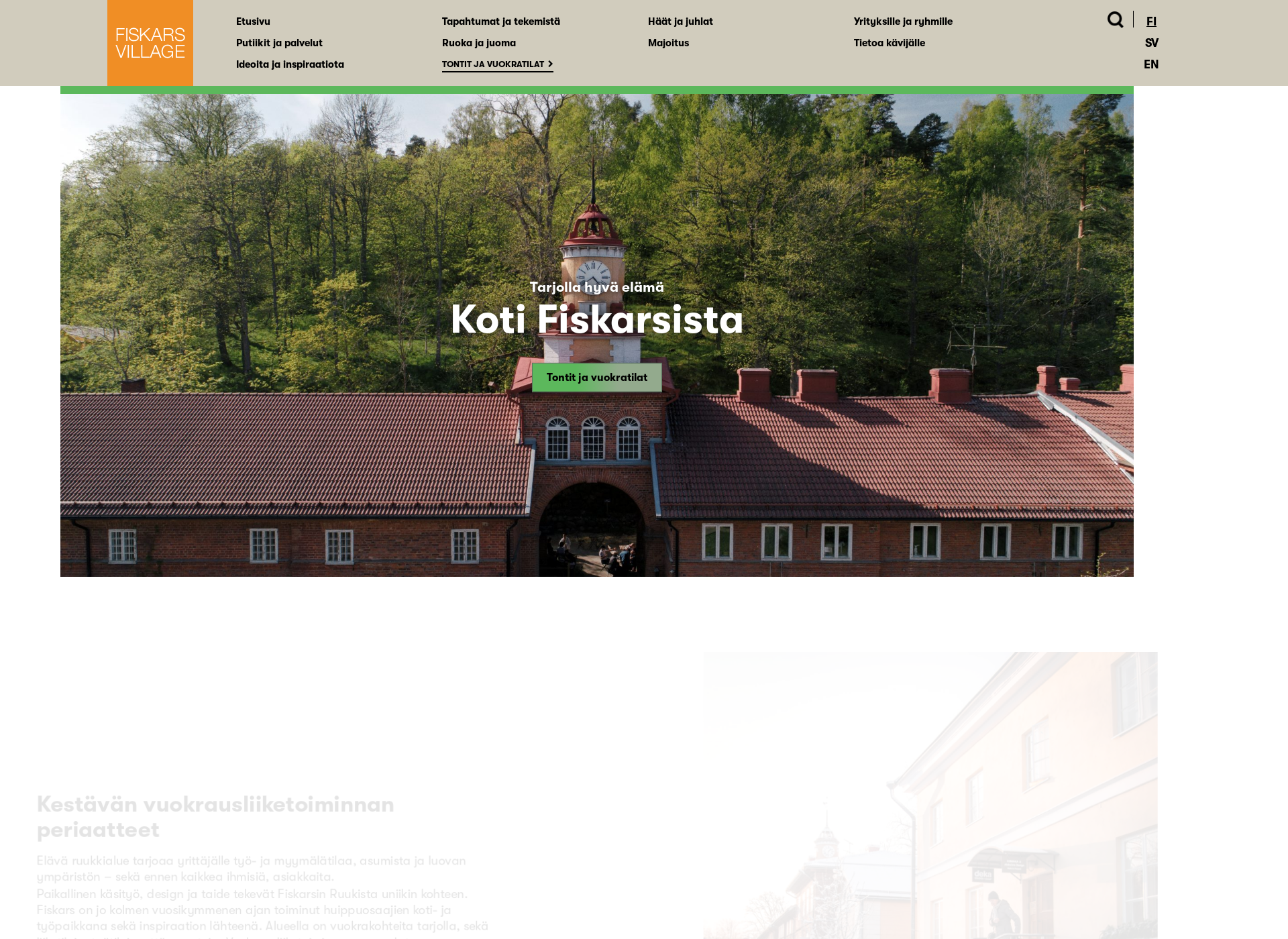 Skärmdump för kotifiskarsista.fi
