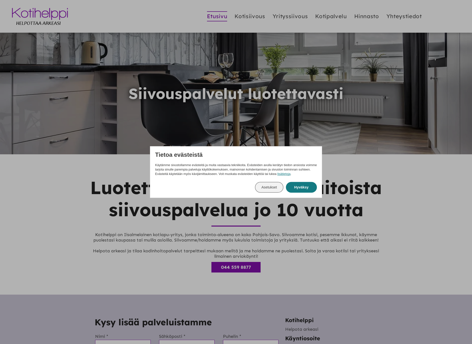 Screenshot for kotihelppi.fi