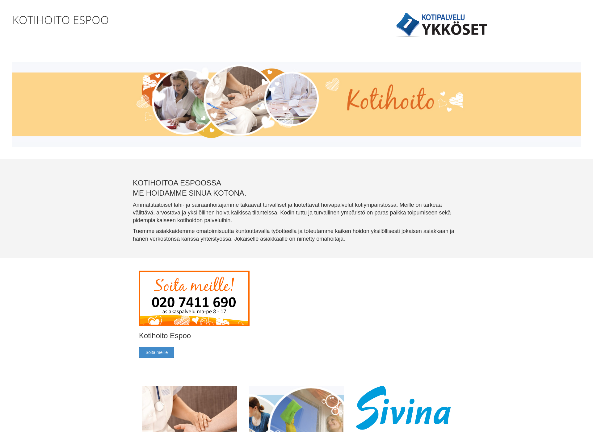 Screenshot for kotihoito-espoo.fi