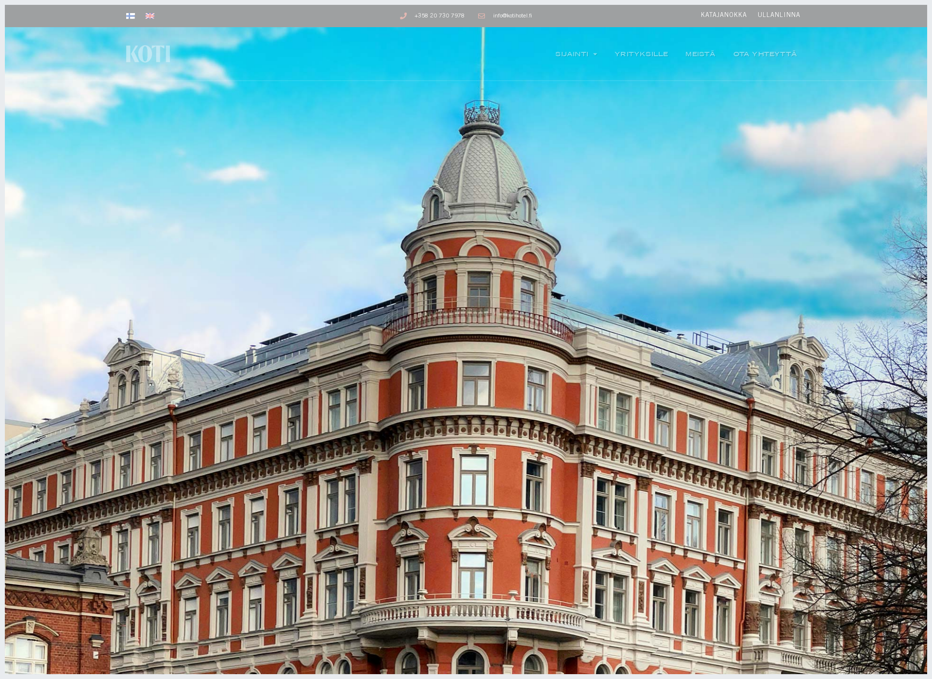 Screenshot for kotihotel.fi