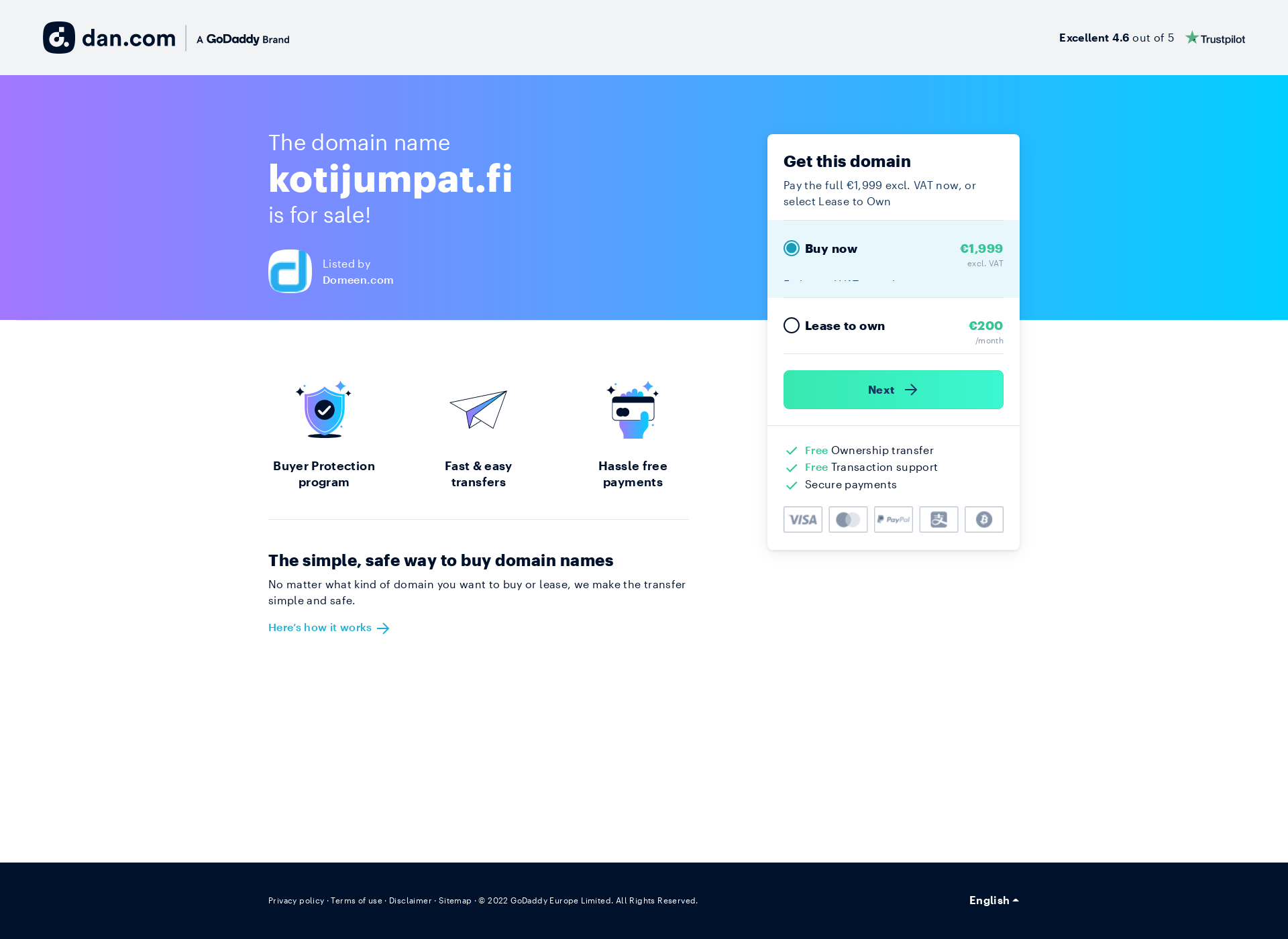 Screenshot for kotijumpat.fi